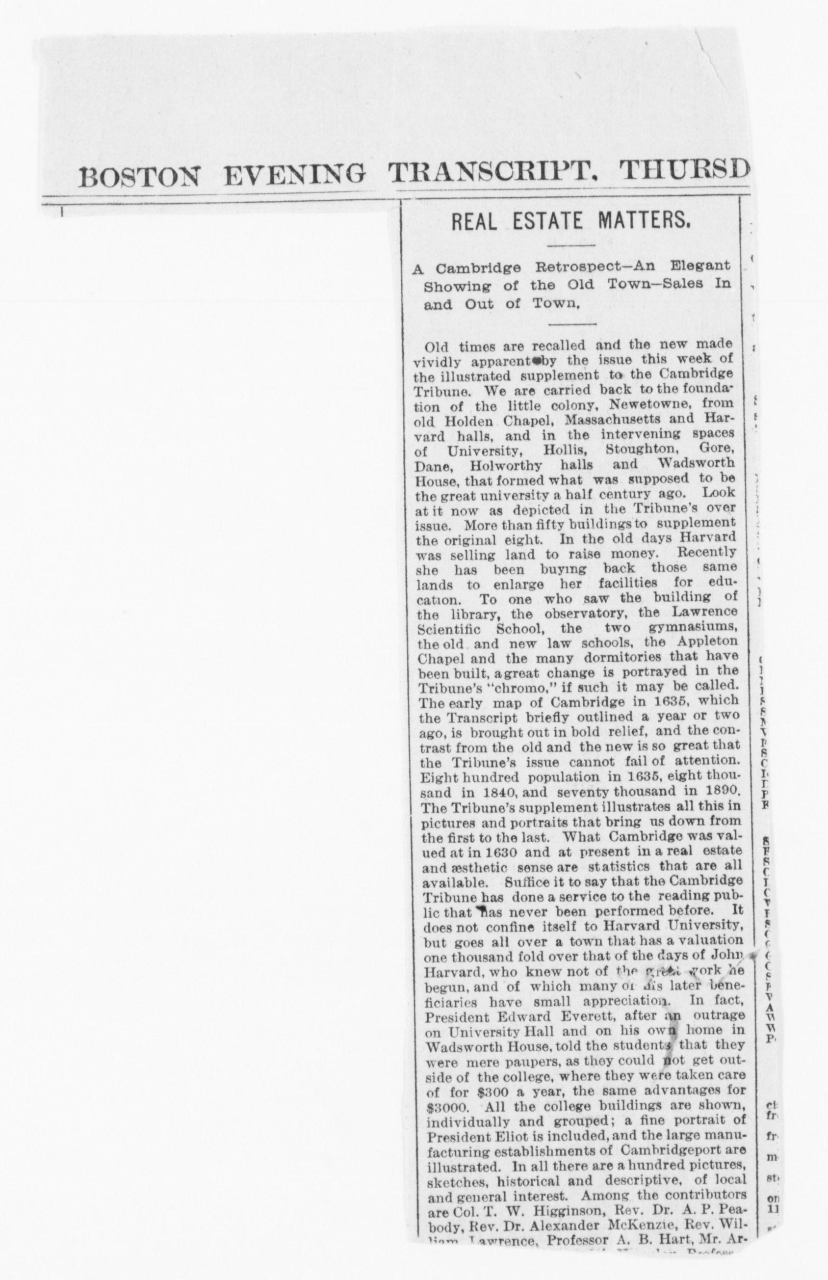 Scanned image of the current content page