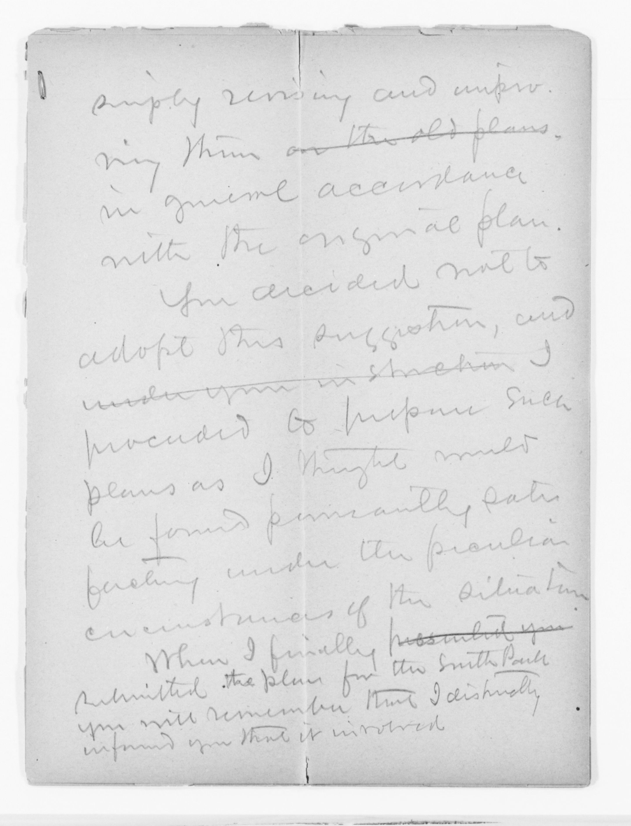 Scanned image of the current content page
