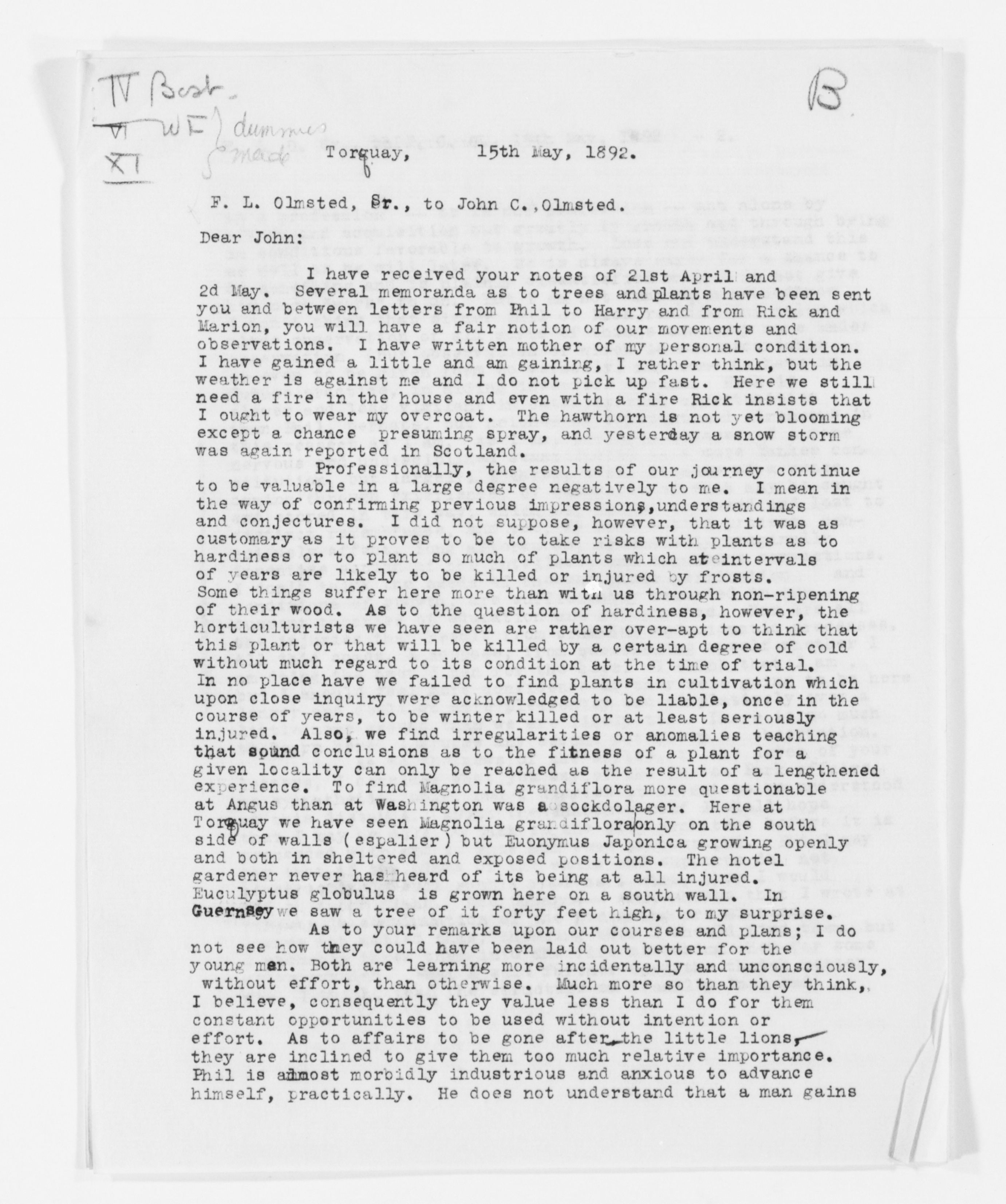 Scanned image of the current content page