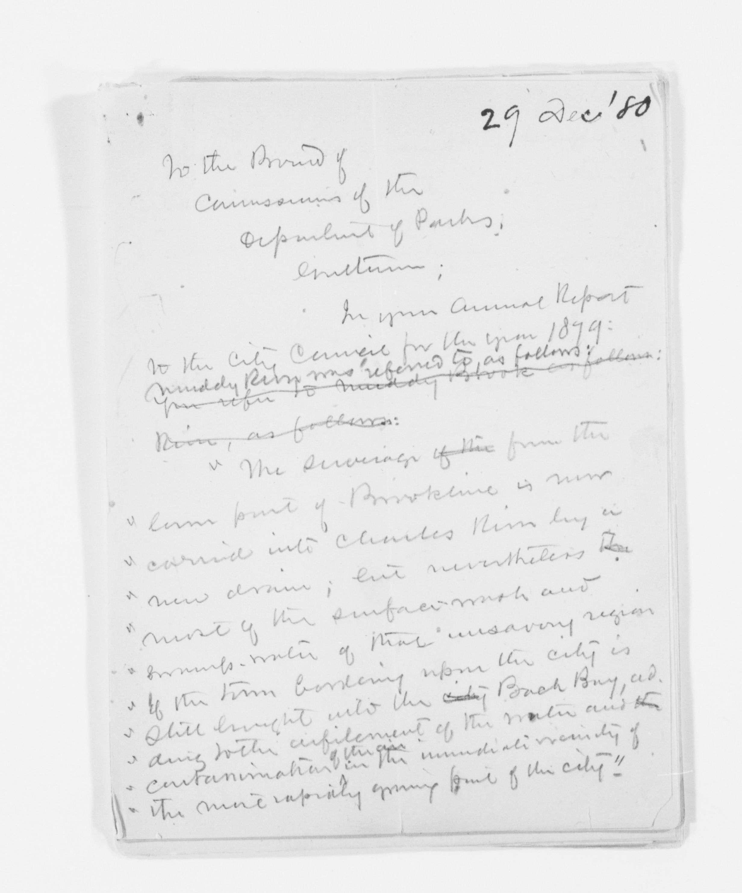 Scanned image of the current content page