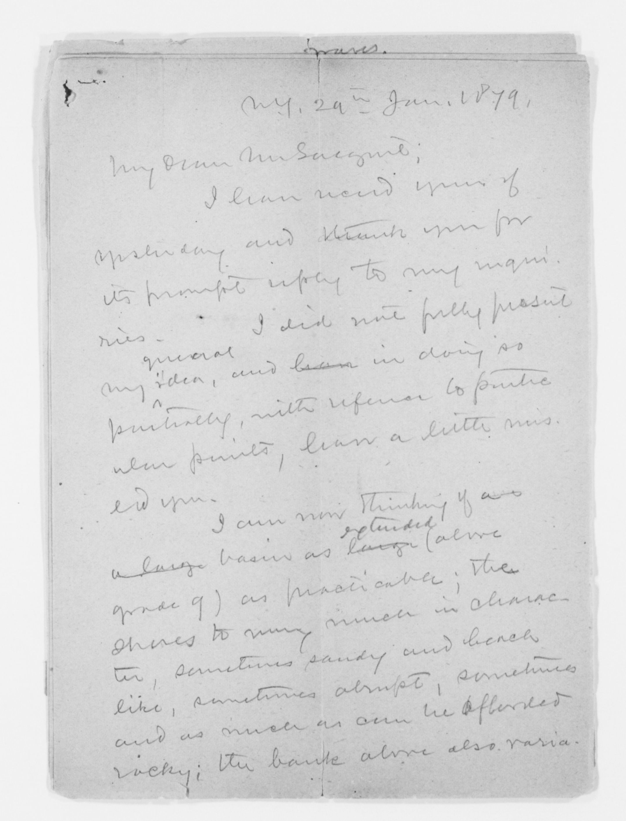 Scanned image of the current content page