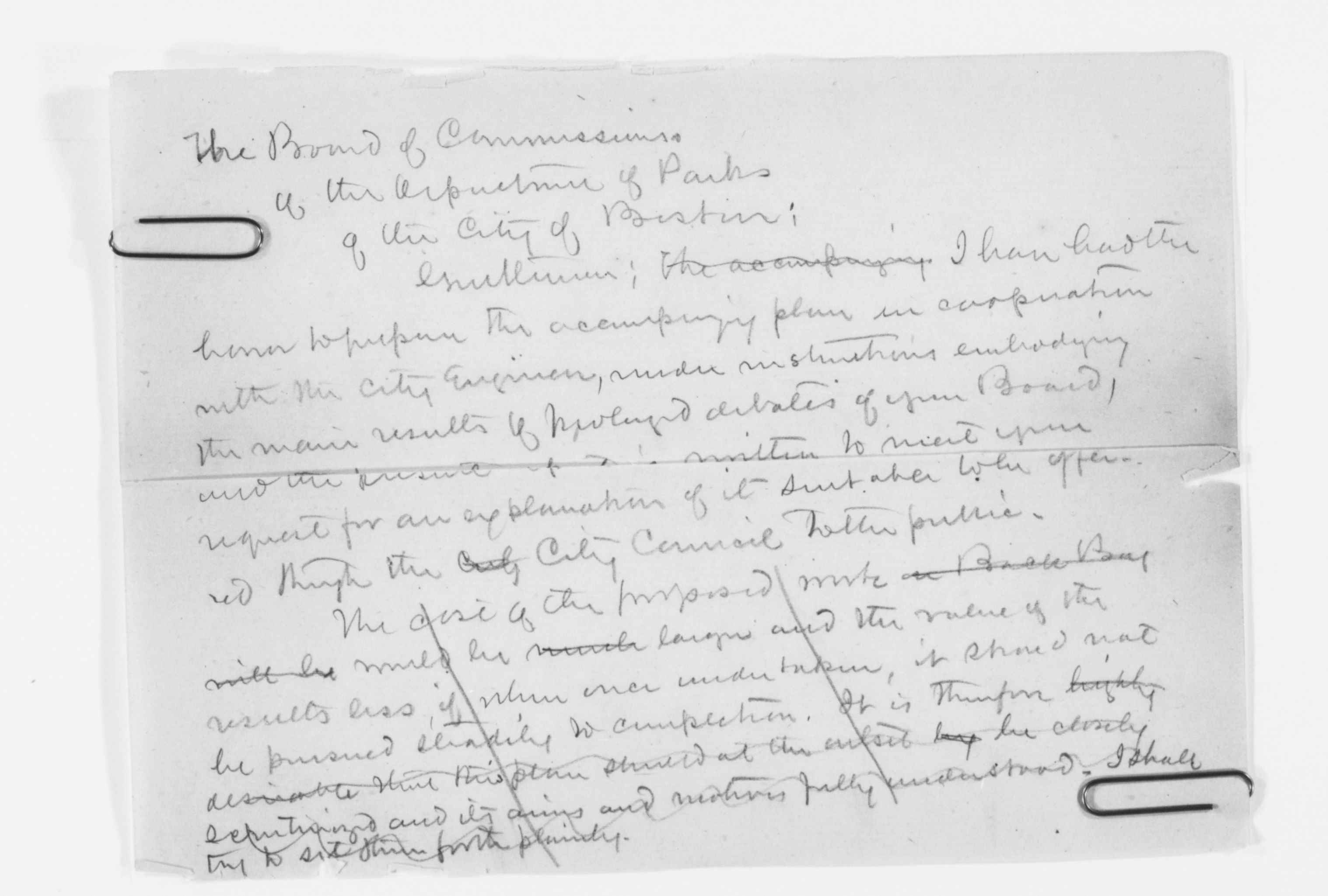 Scanned image of the current content page