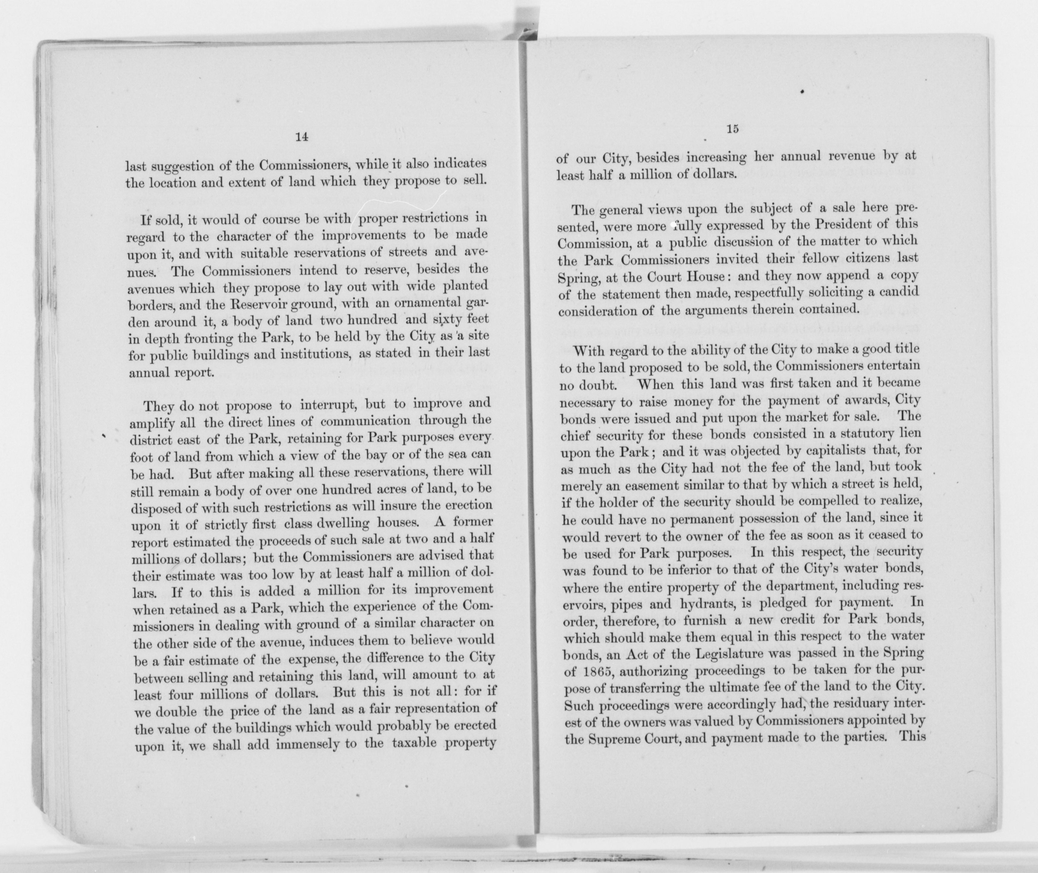 Scanned image of the current content page