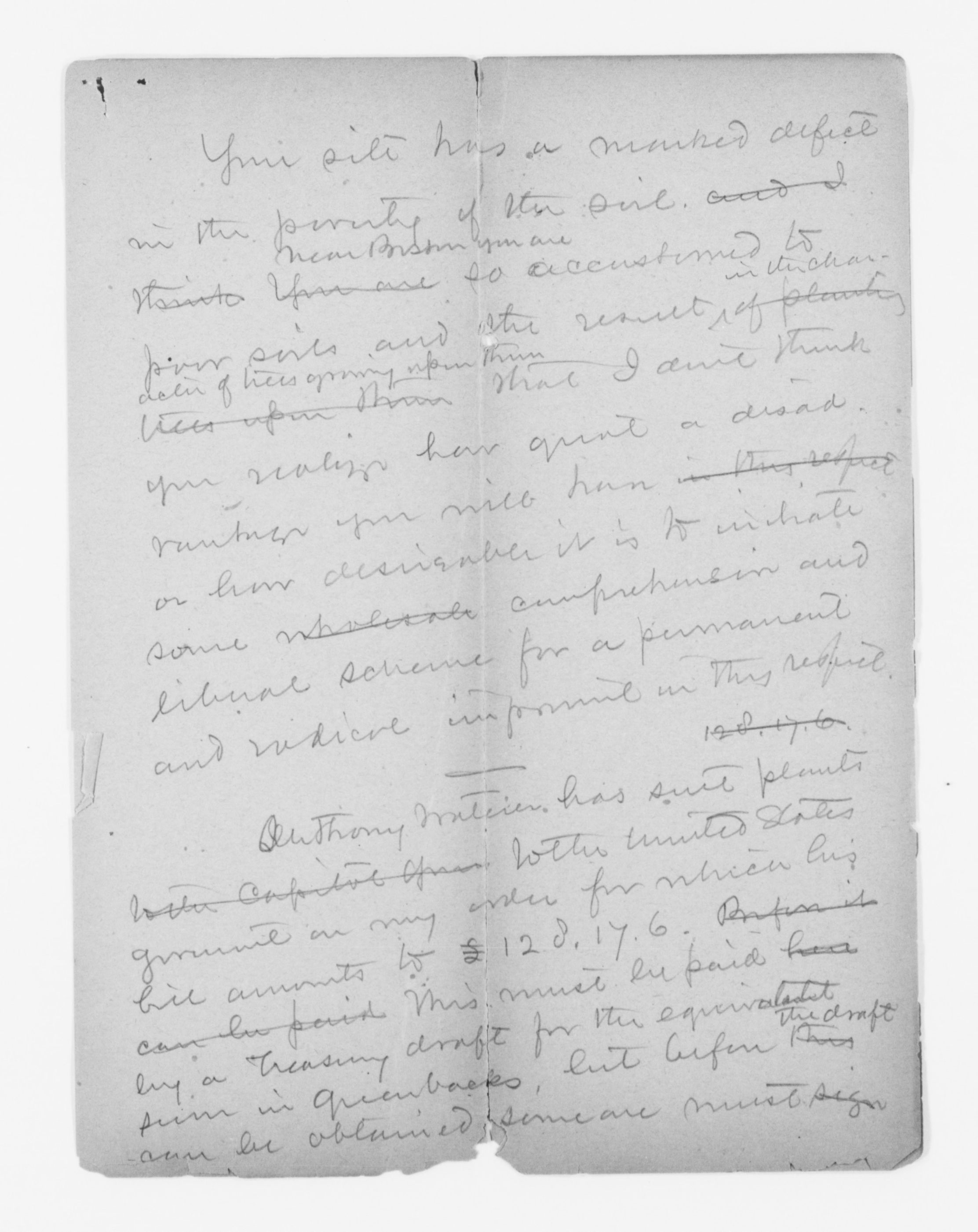 Scanned image of the current content page