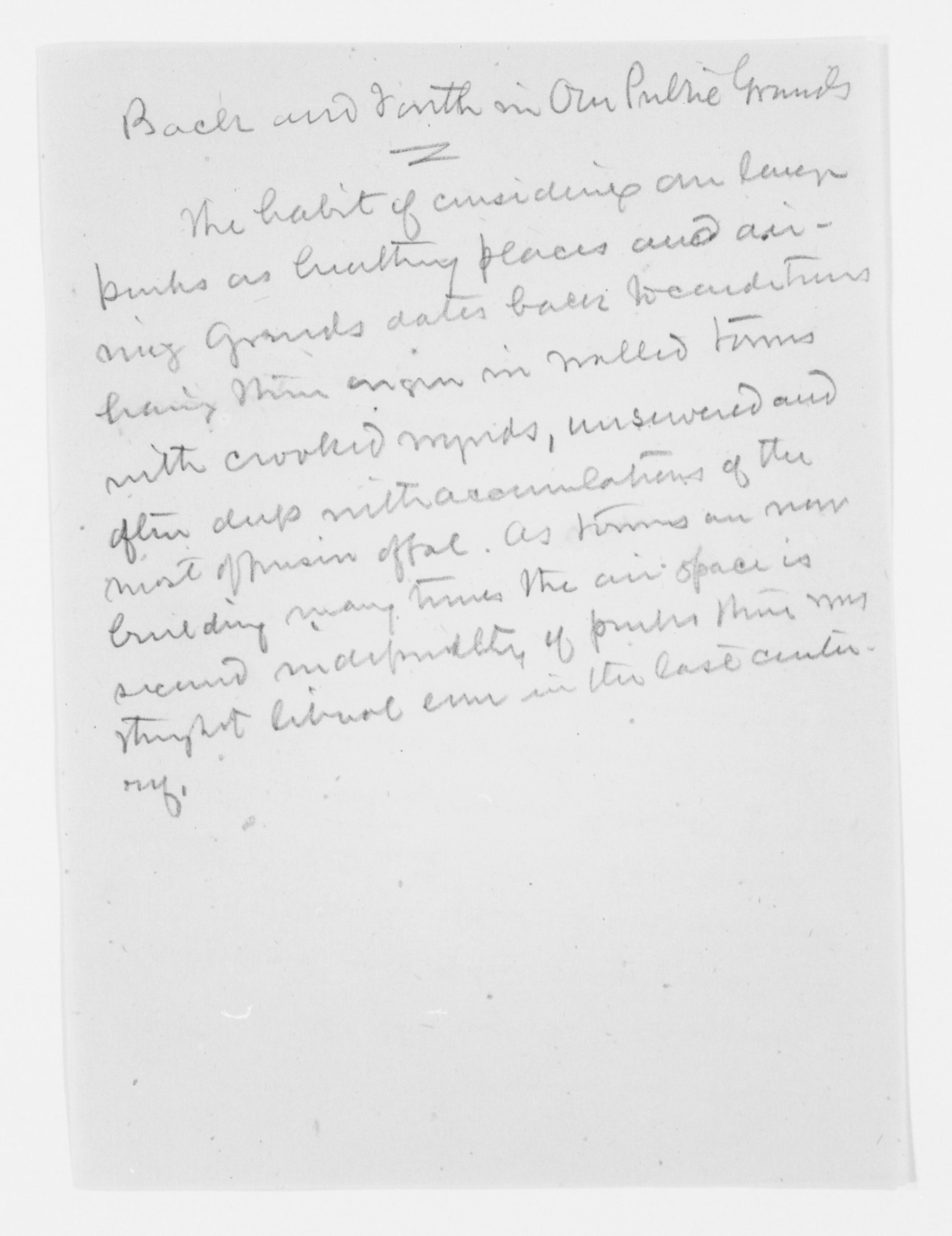 Scanned image of the current content page