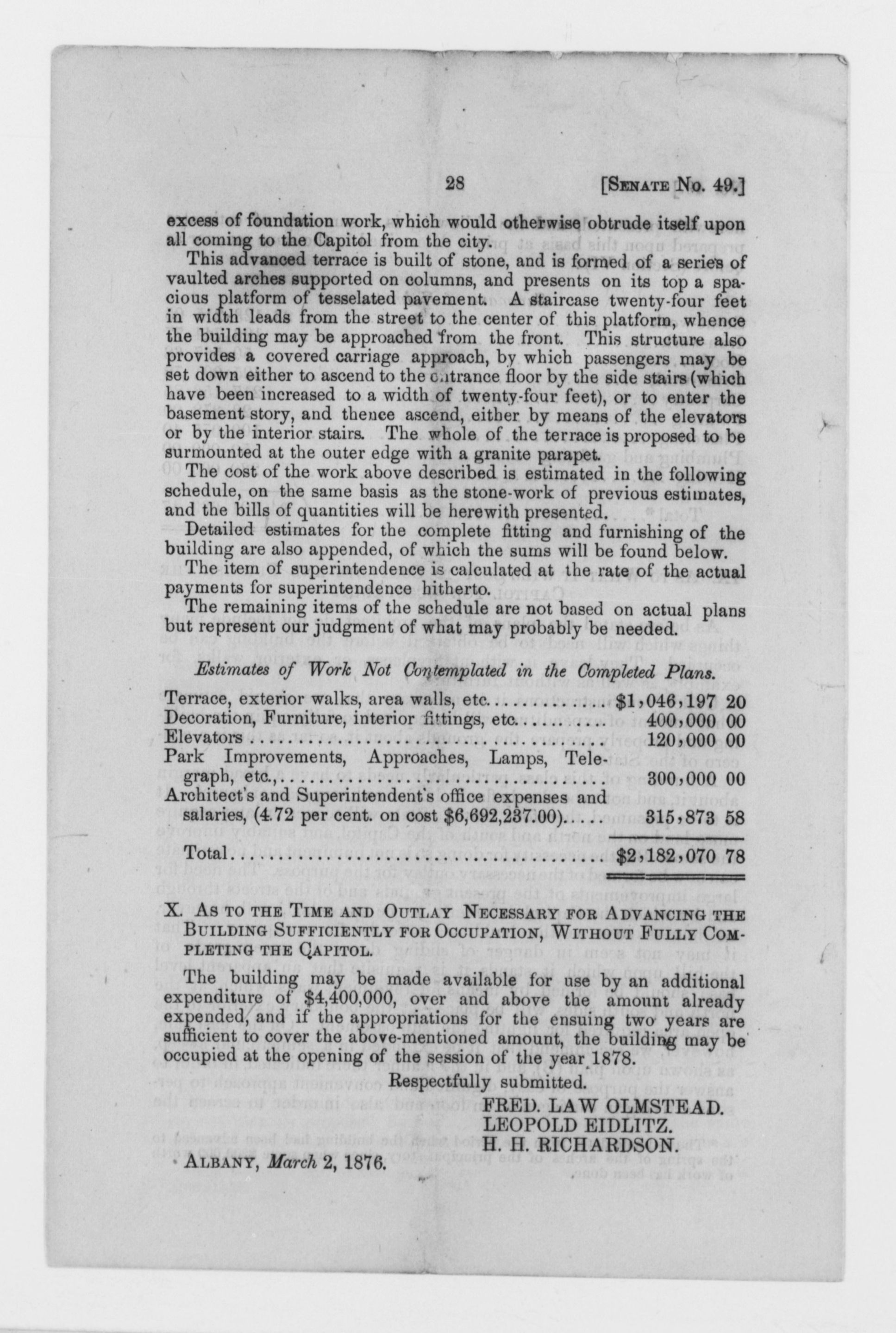 Scanned image of the current content page