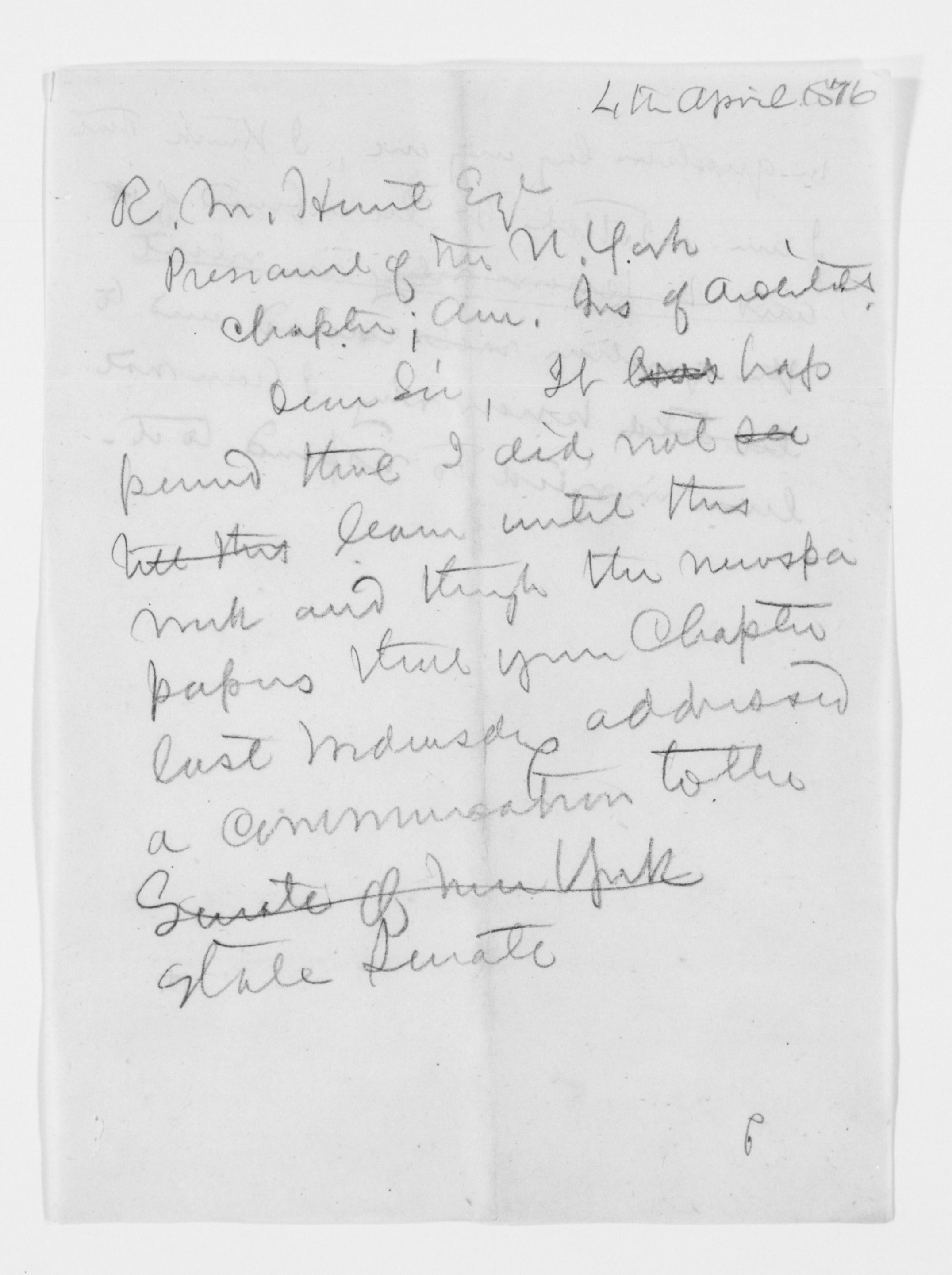 Scanned image of the current content page