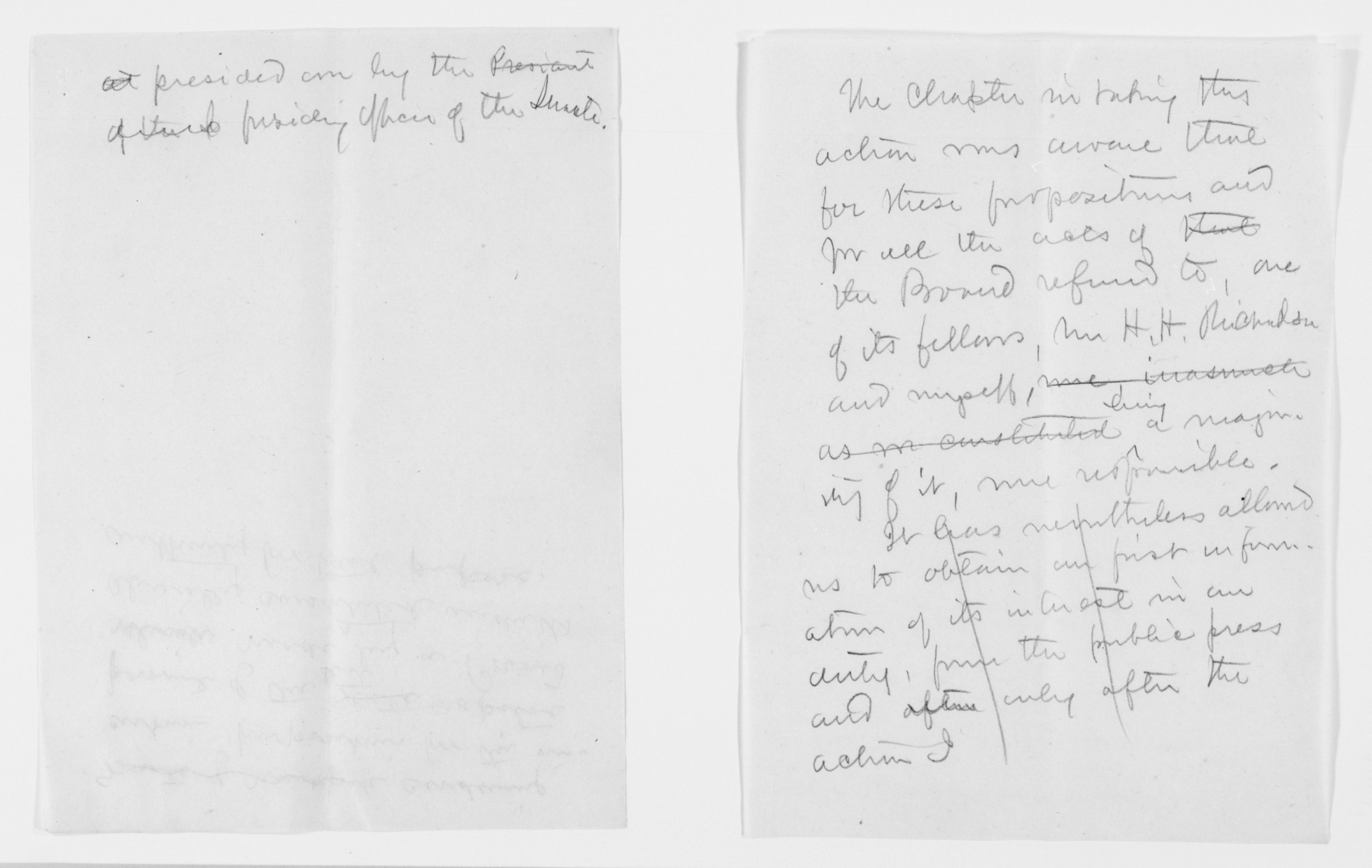 Scanned image of the current content page