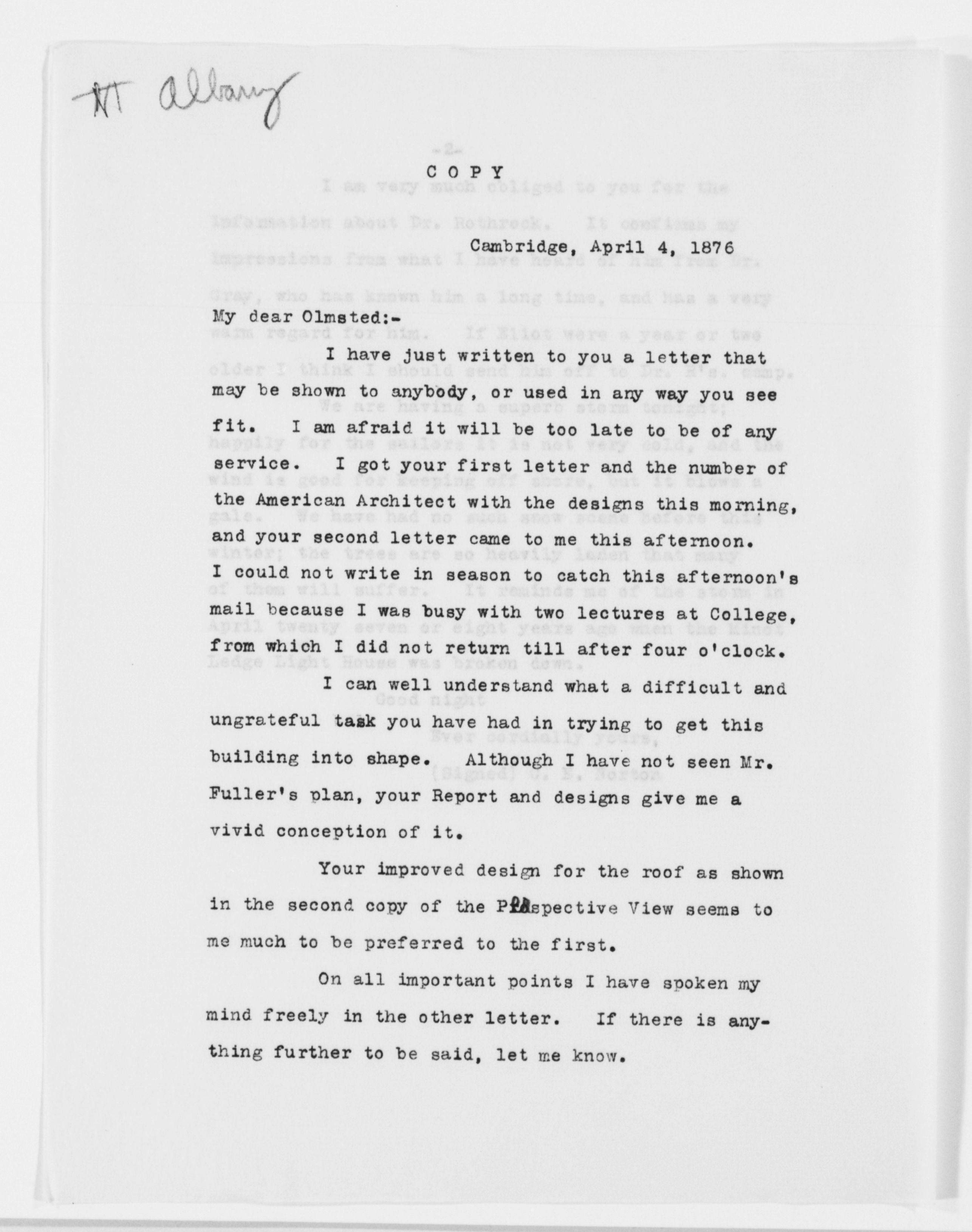 Scanned image of the current content page