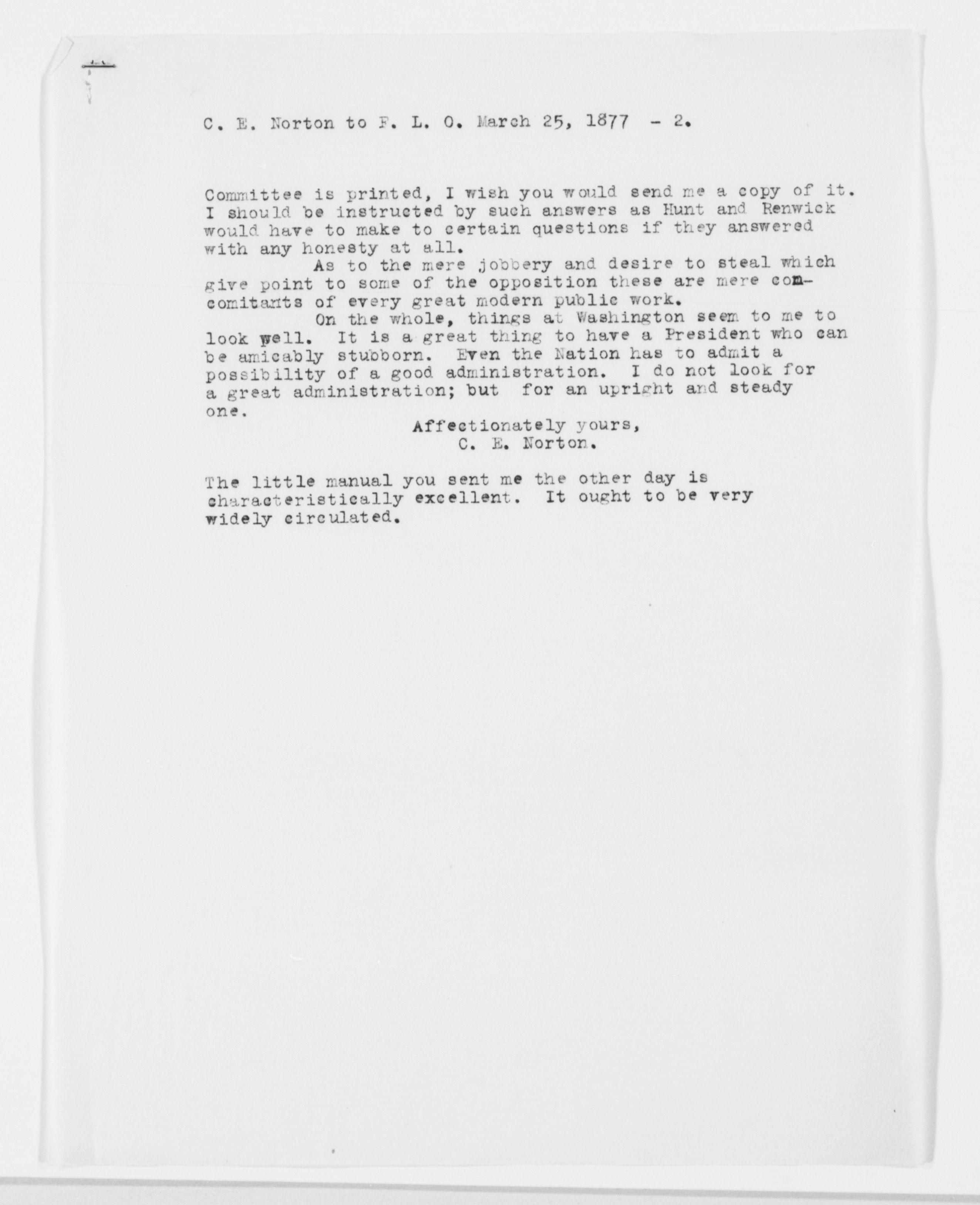 Scanned image of the current content page