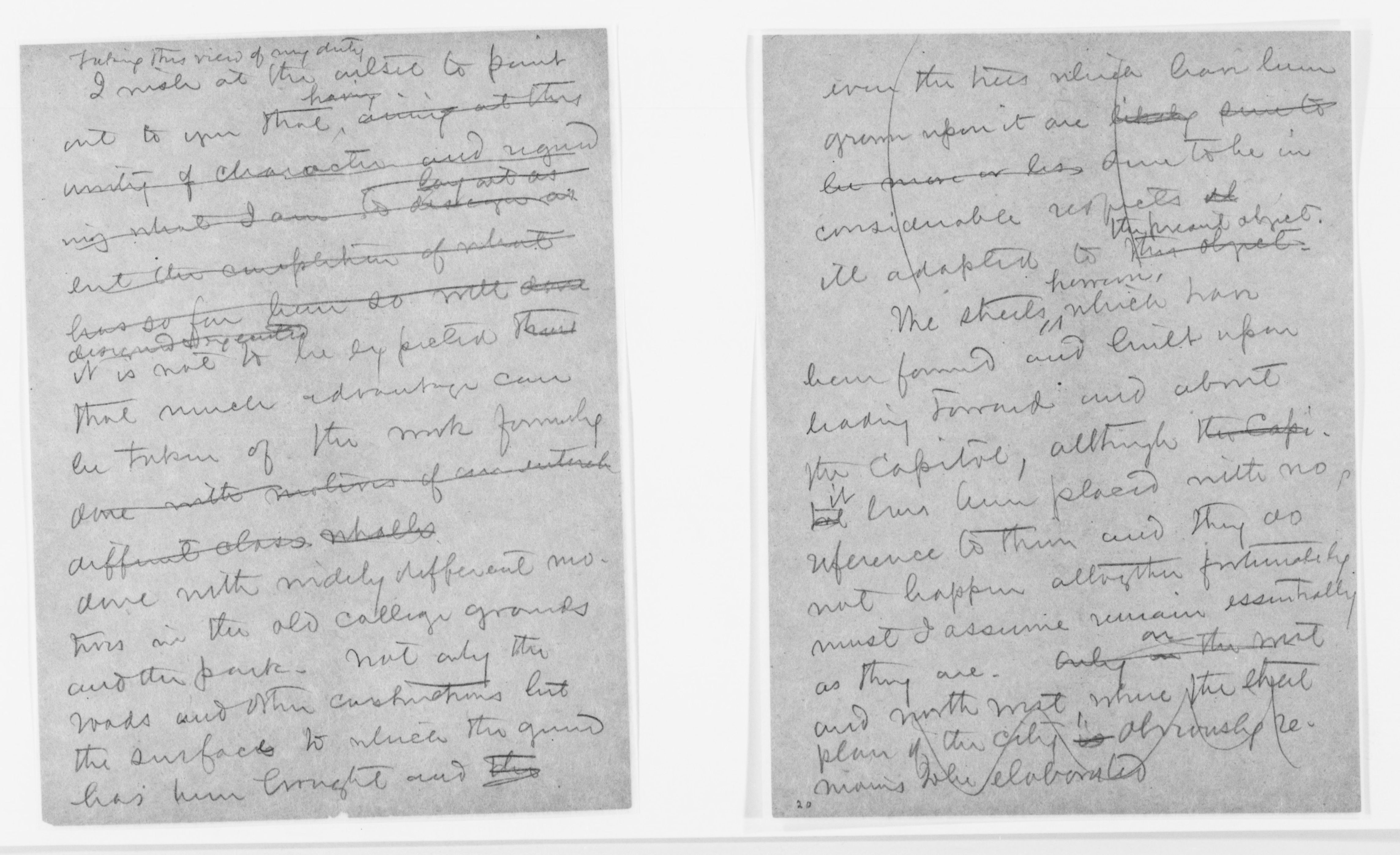 Scanned image of the current content page