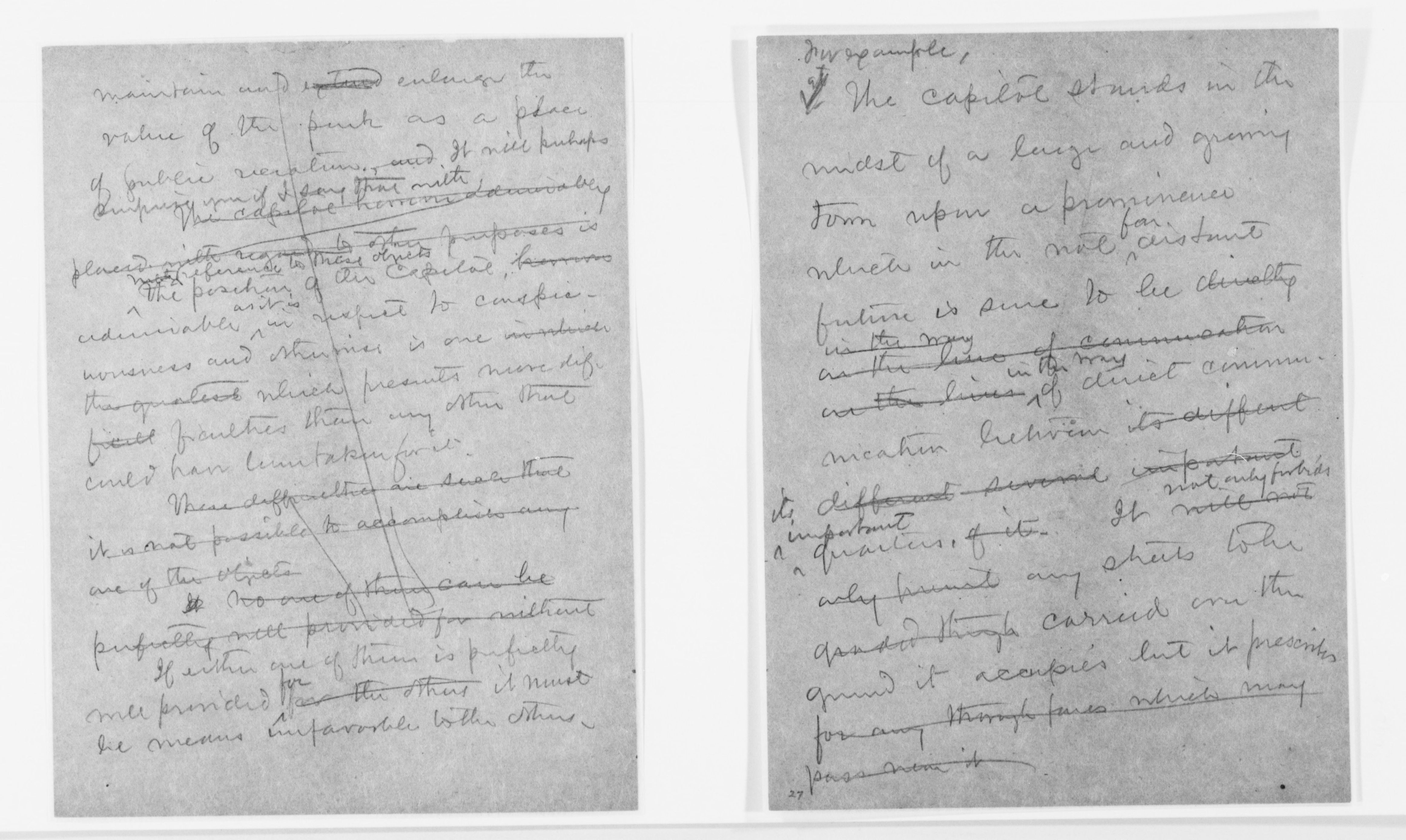 Scanned image of the current content page