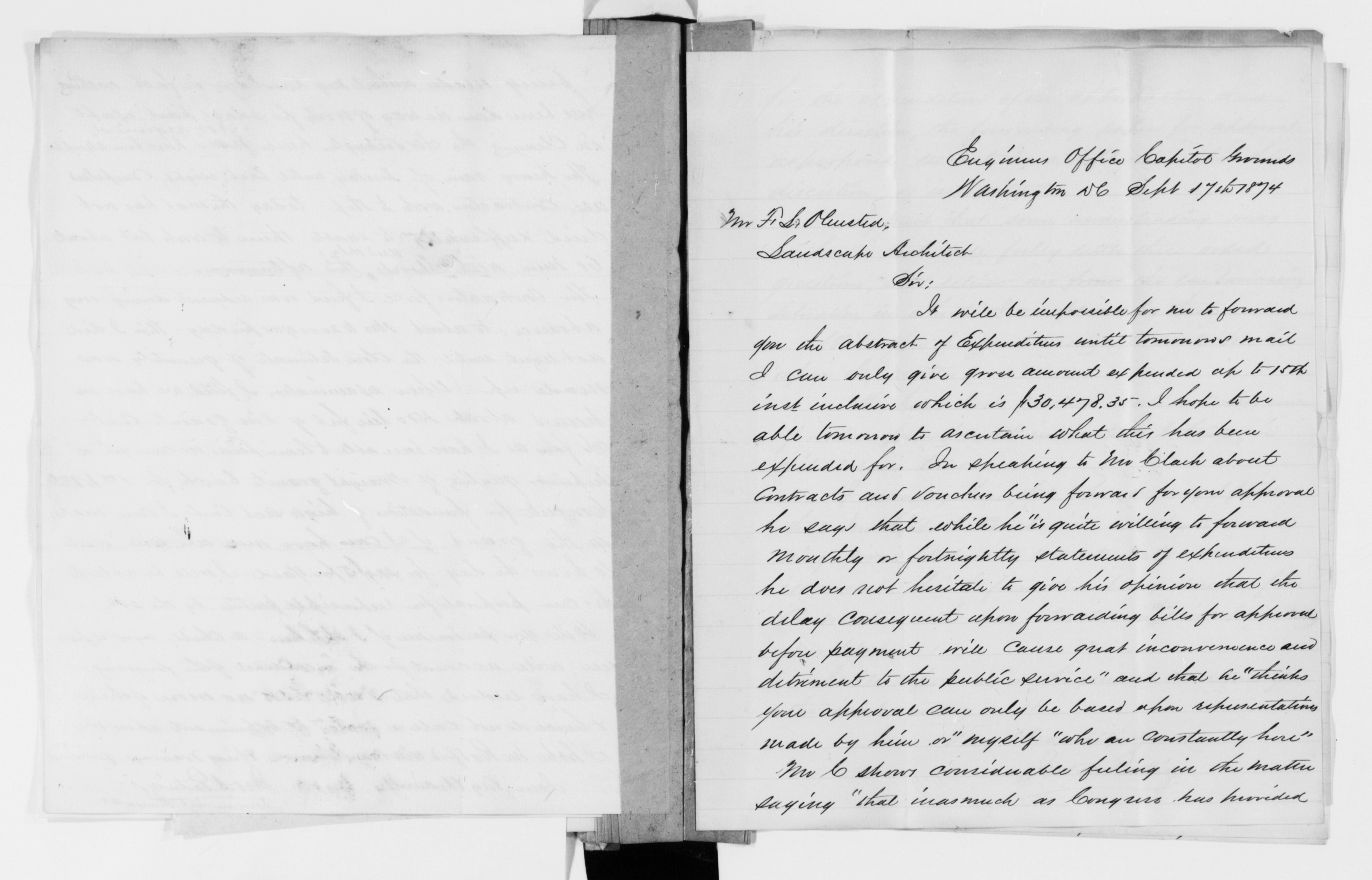 Scanned image of the current content page