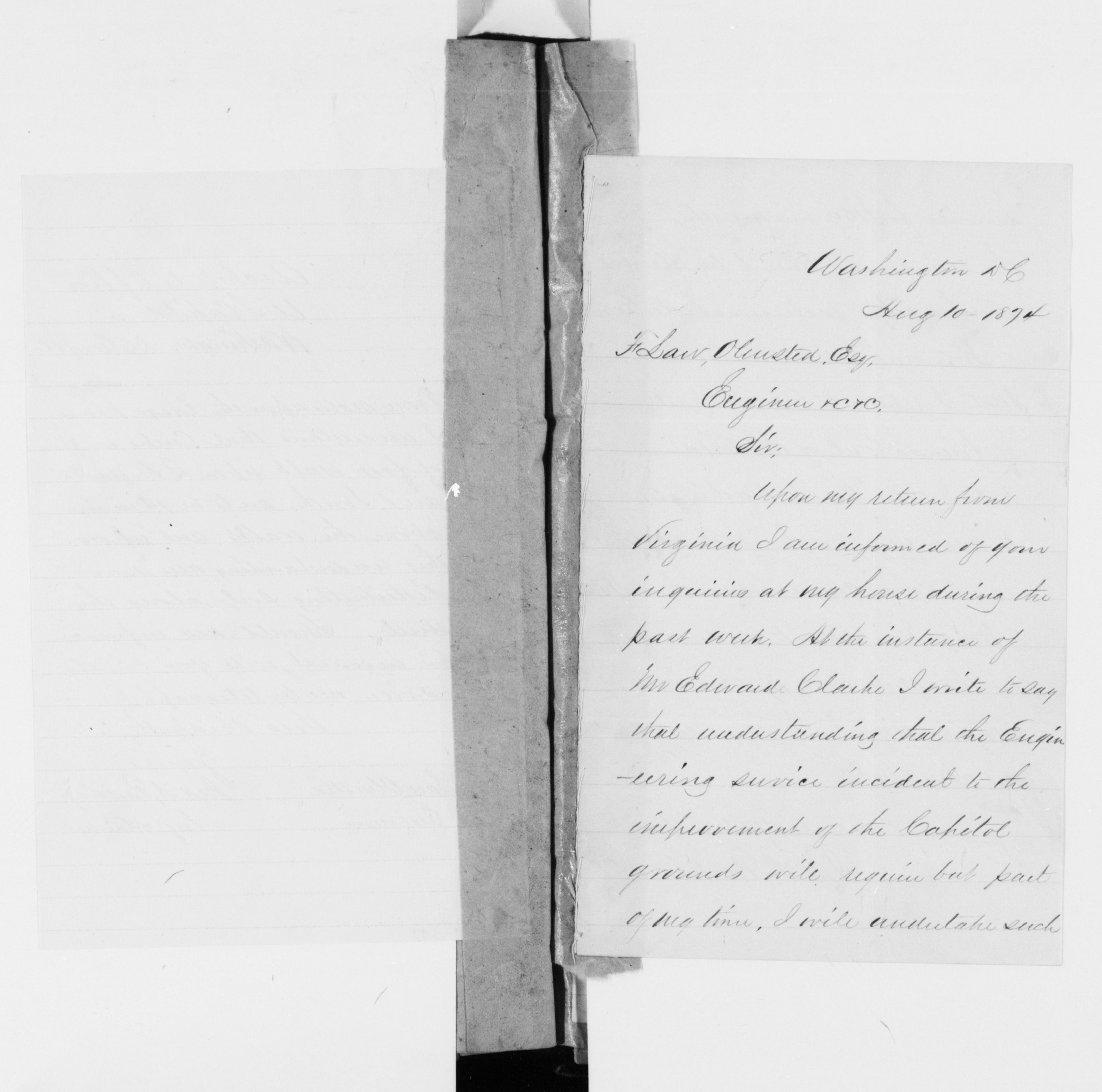 Scanned image of the current content page