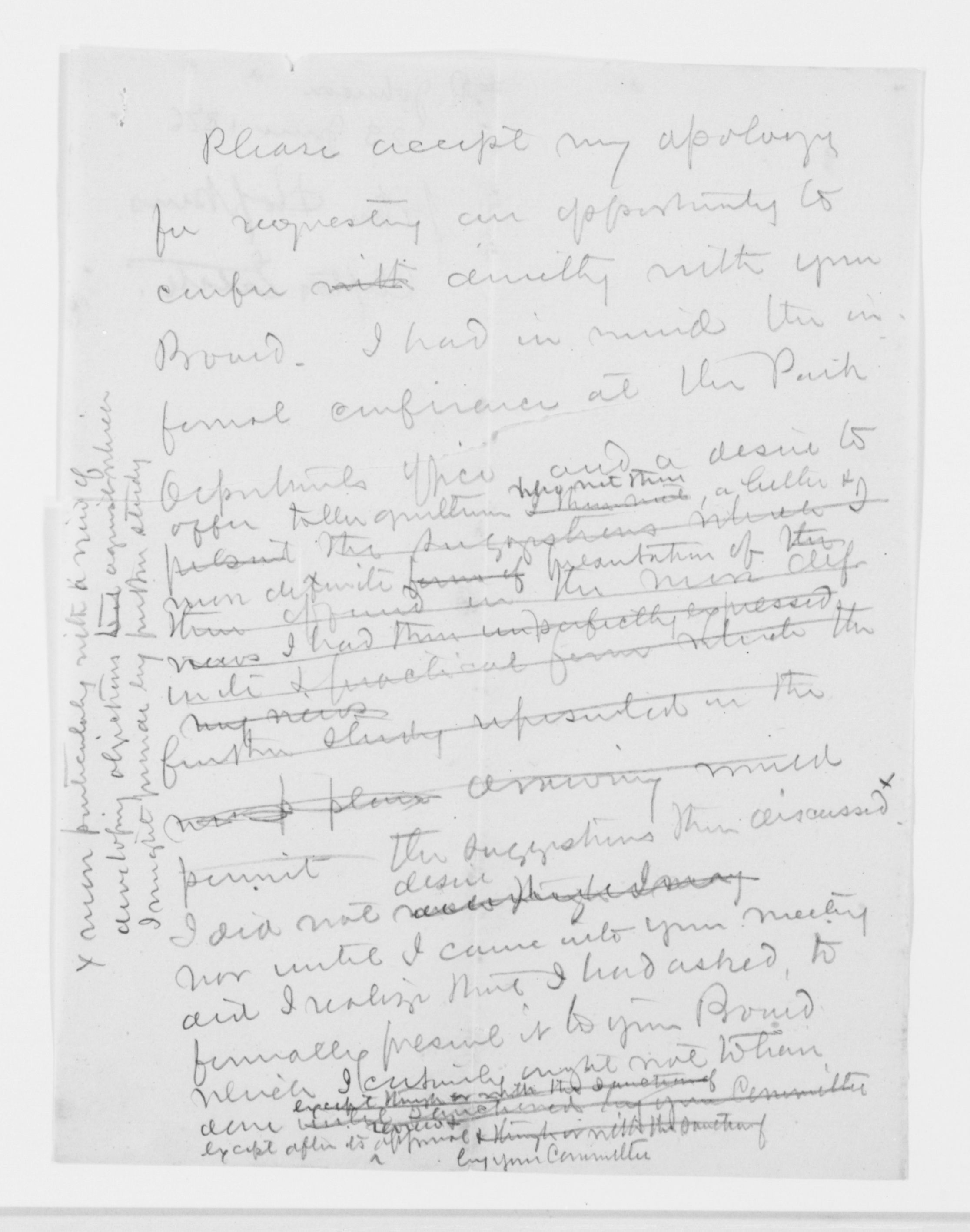 Scanned image of the current content page