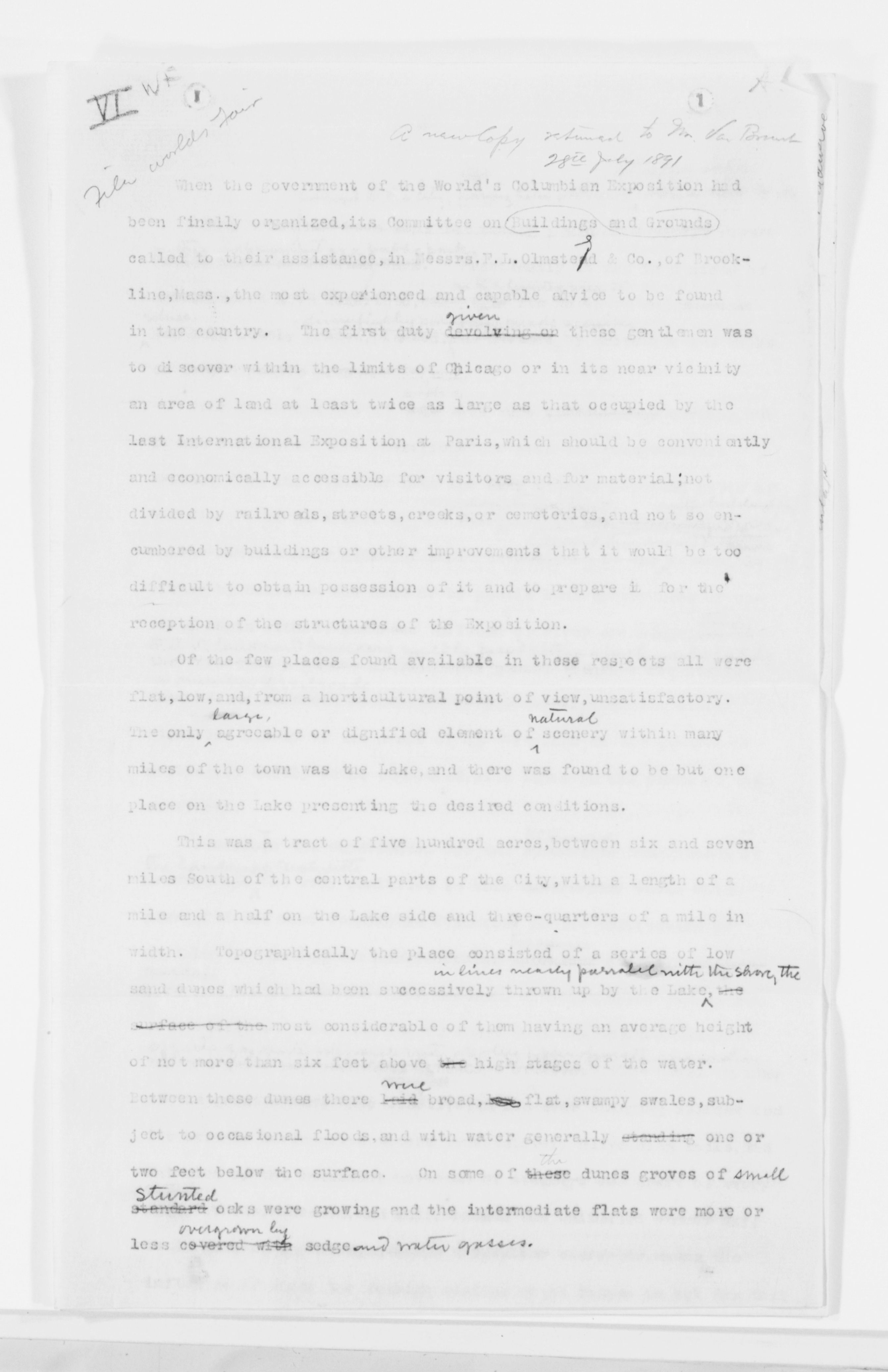 Scanned image of the current content page