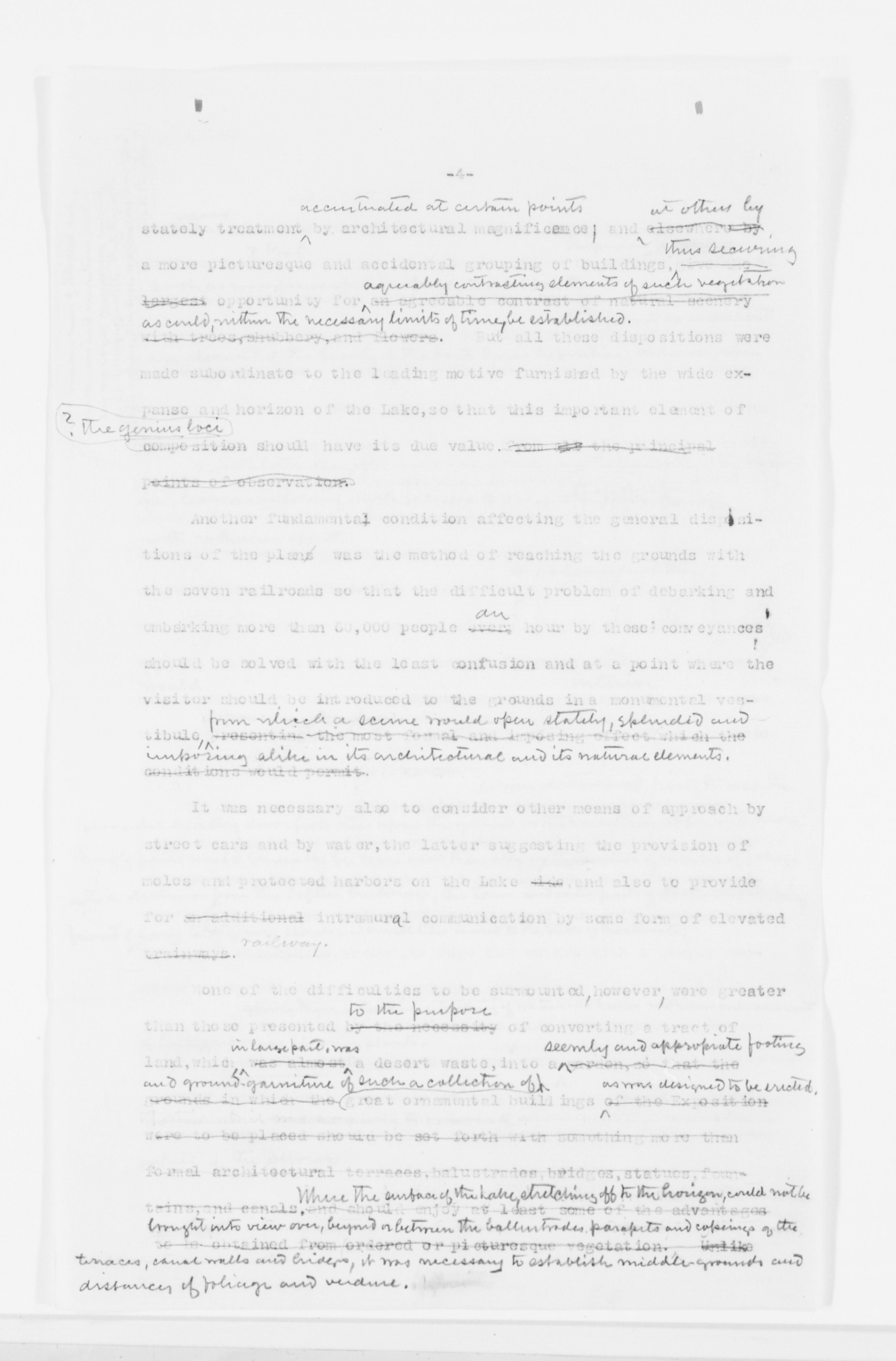Scanned image of the current content page