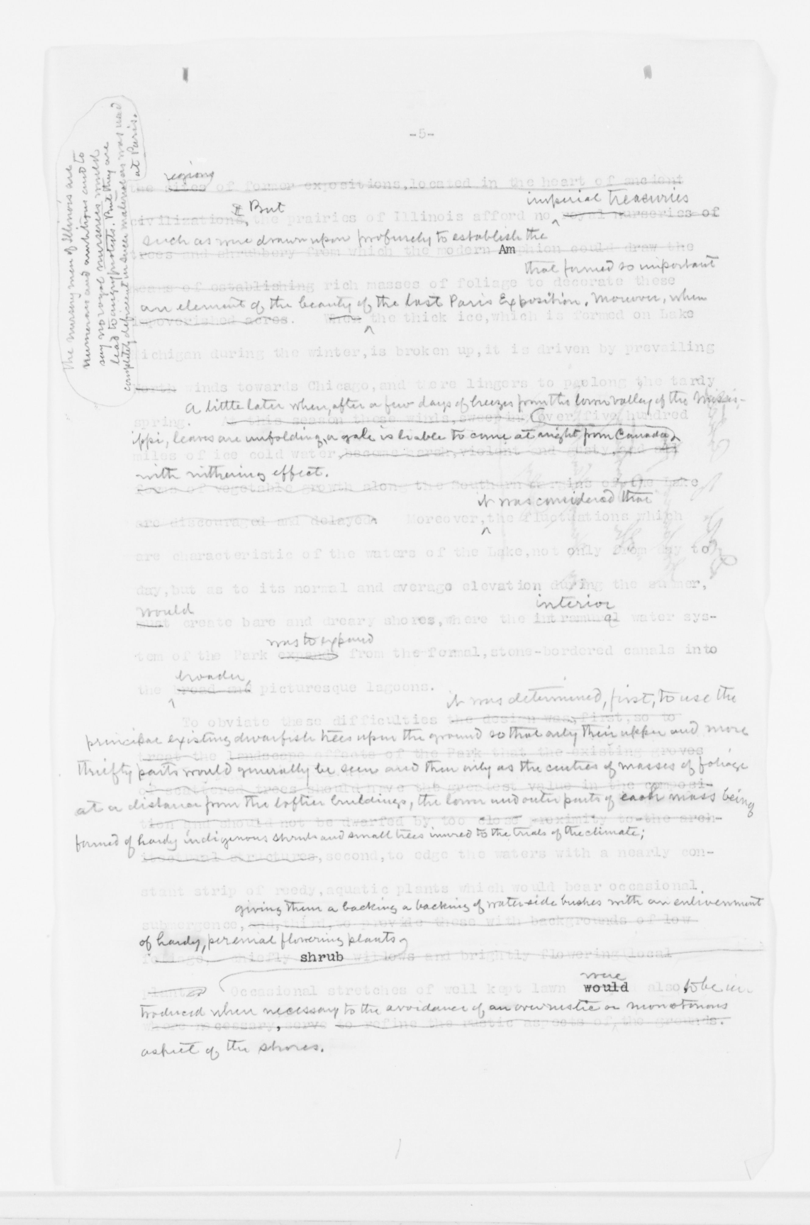Scanned image of the current content page