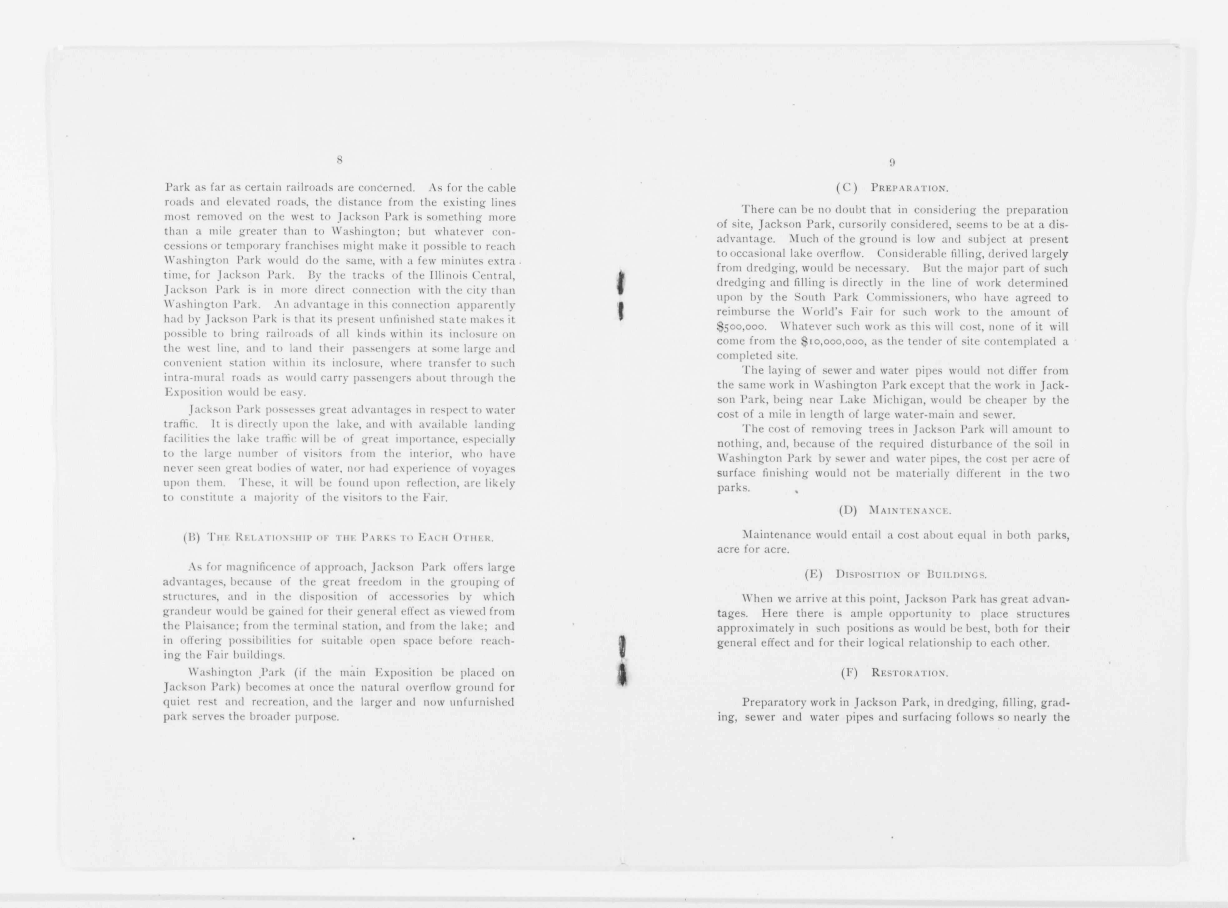 Scanned image of the current content page