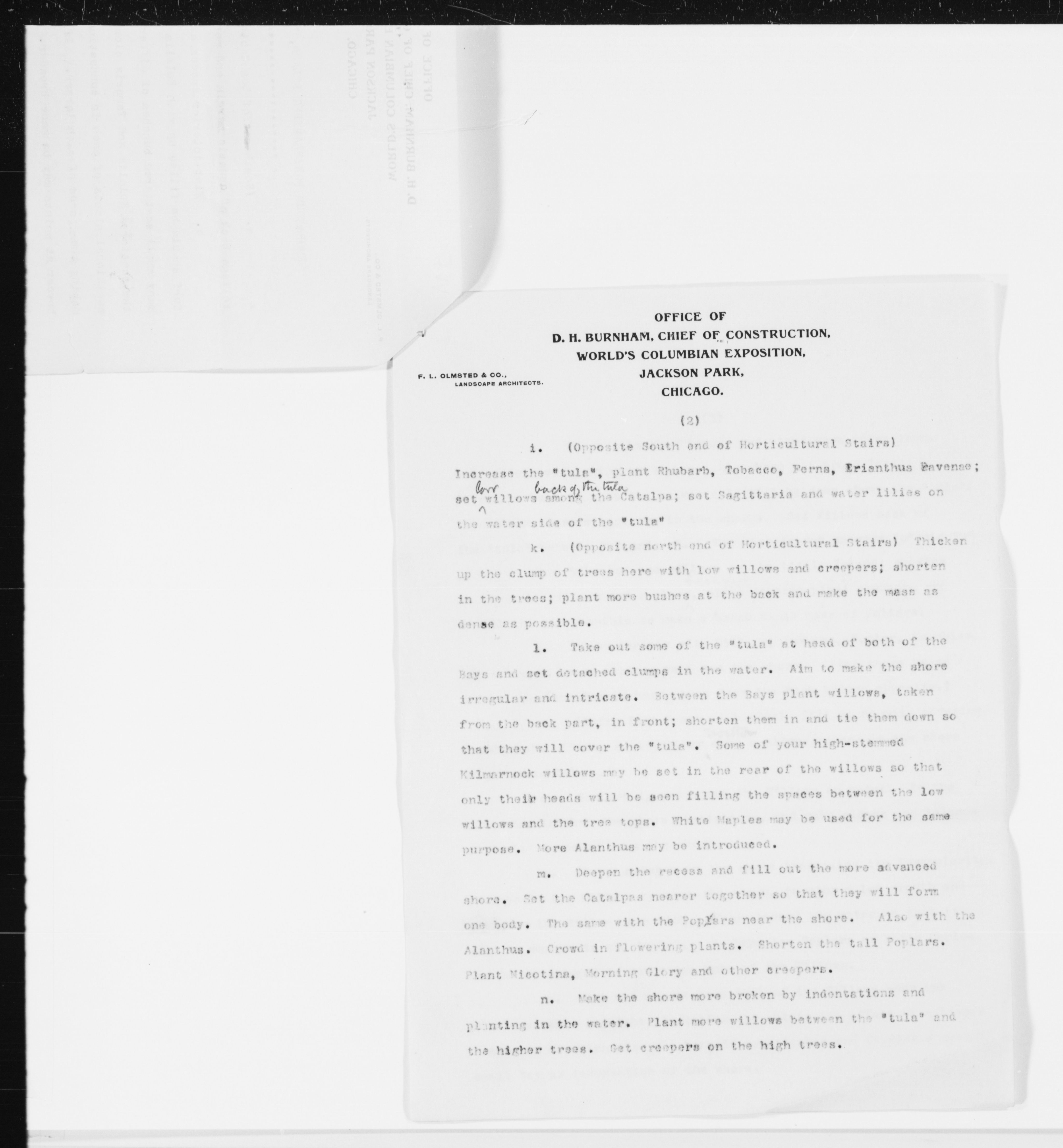 Scanned image of the current content page