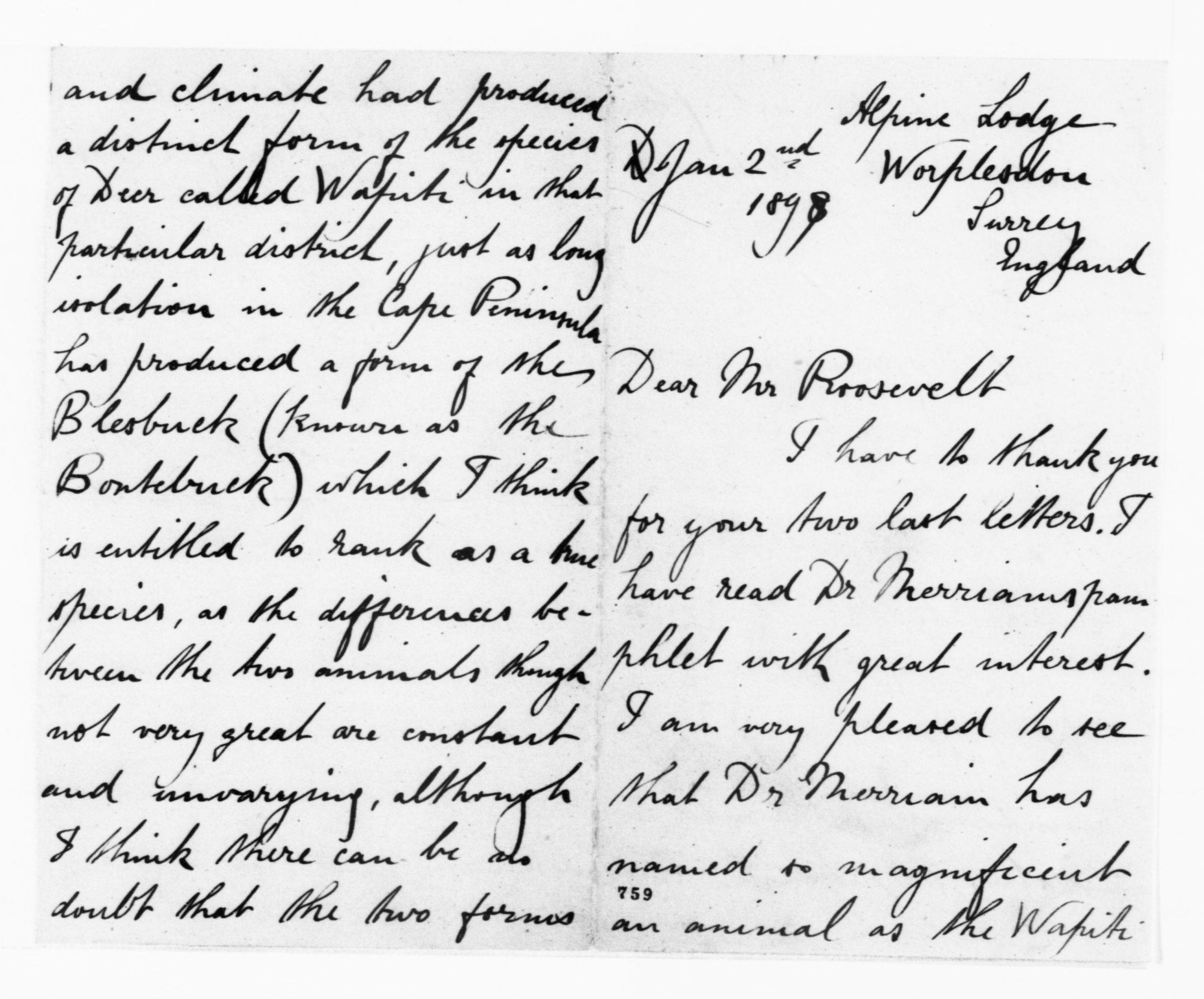 Scanned image of the current content page