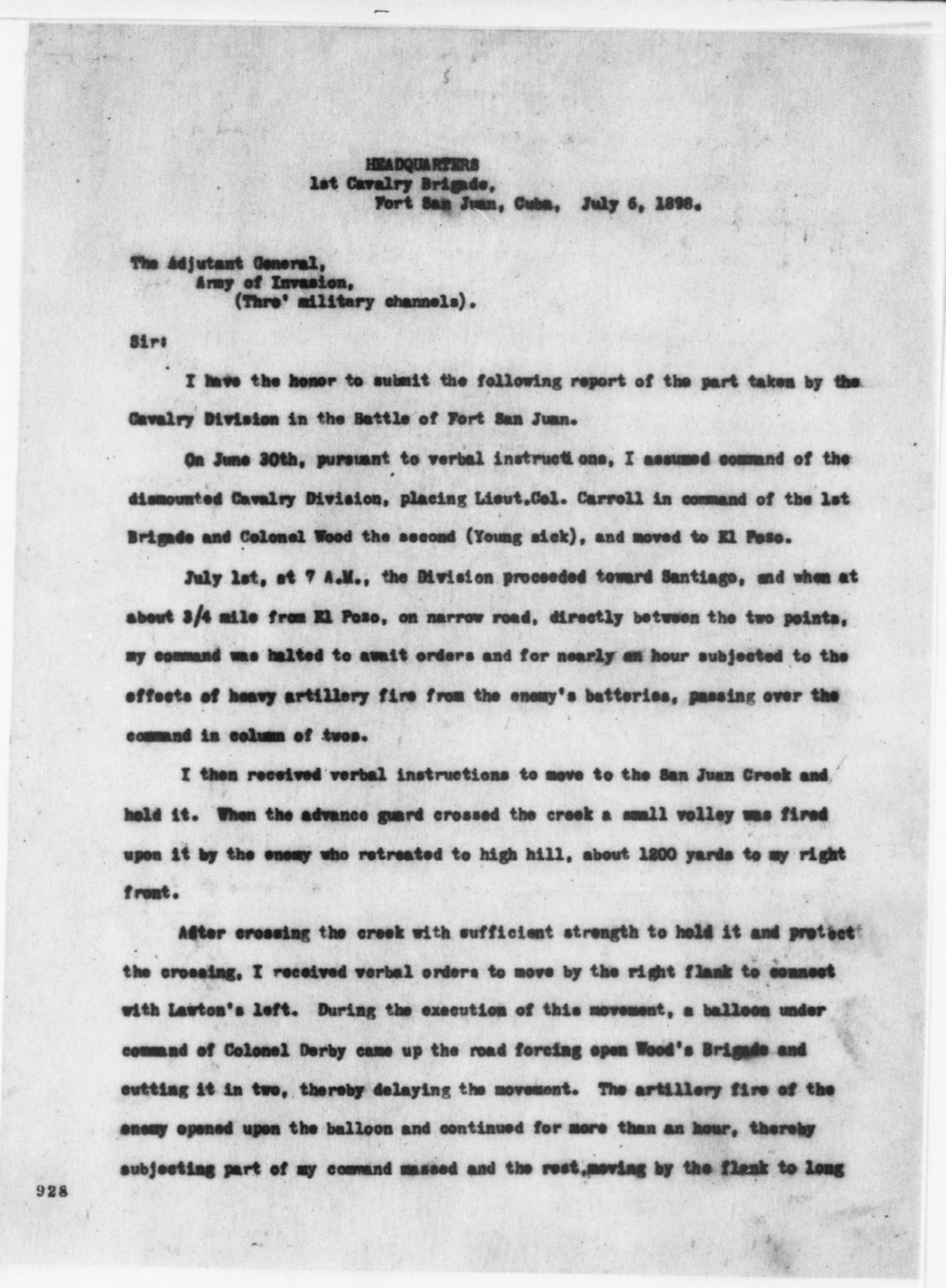 Scanned image of the current content page