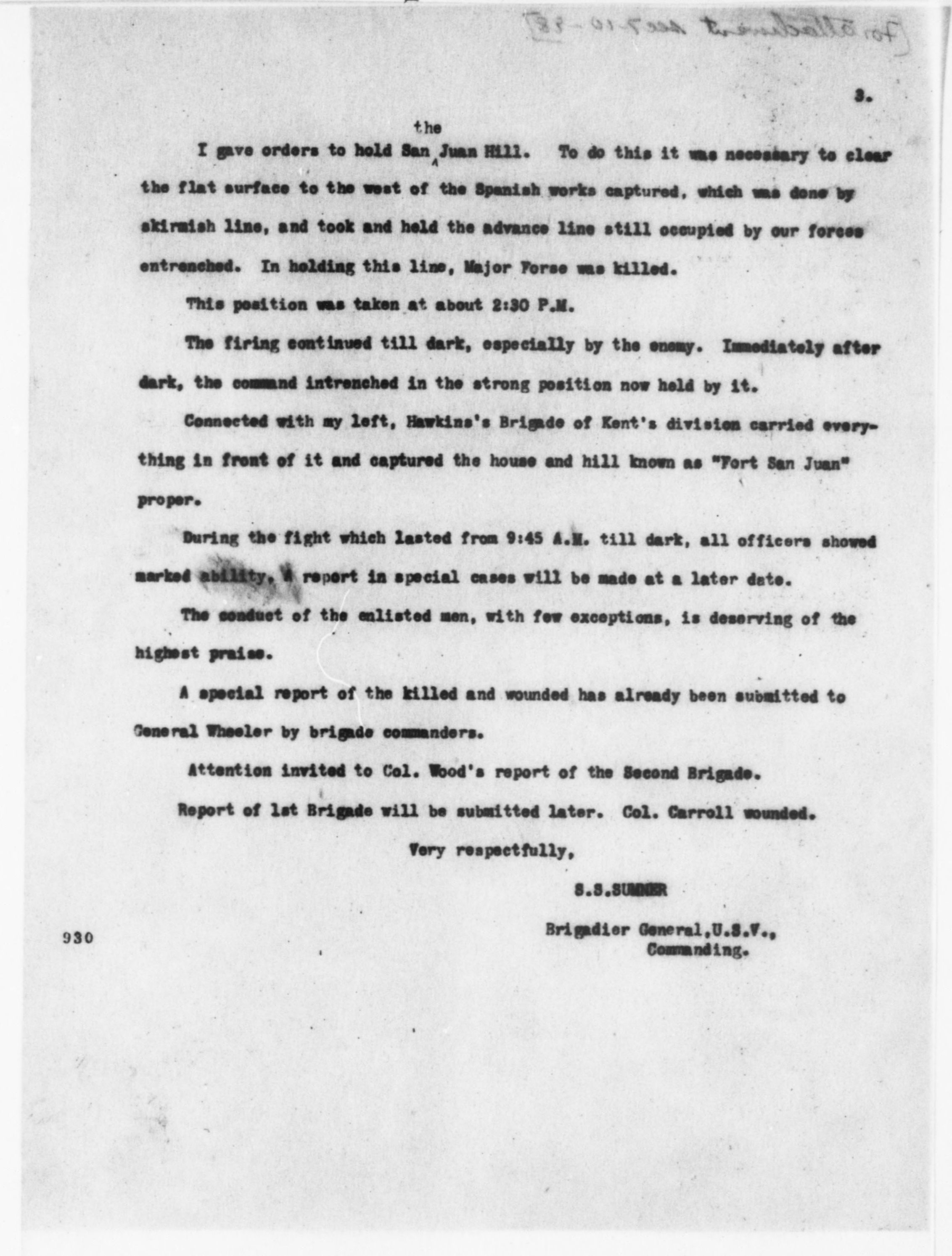 Scanned image of the current content page