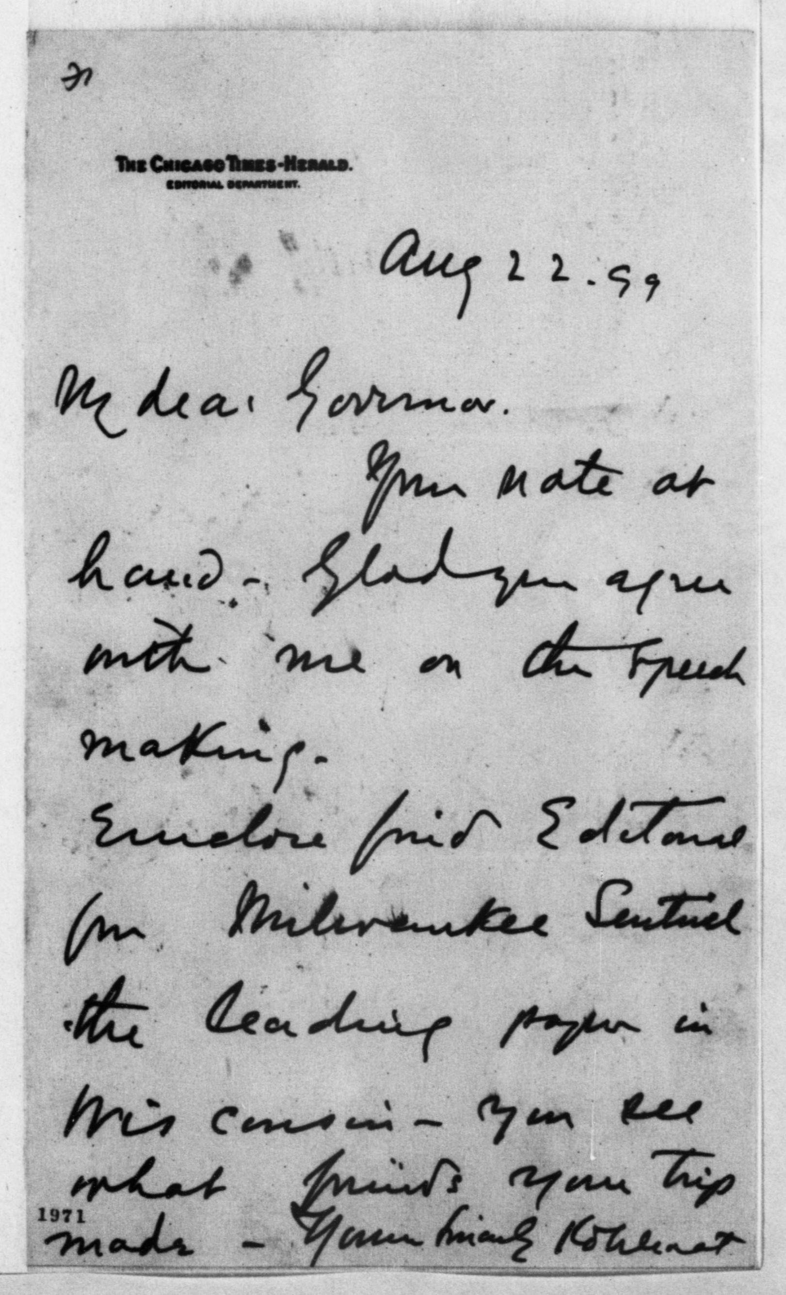 Scanned image of the current content page