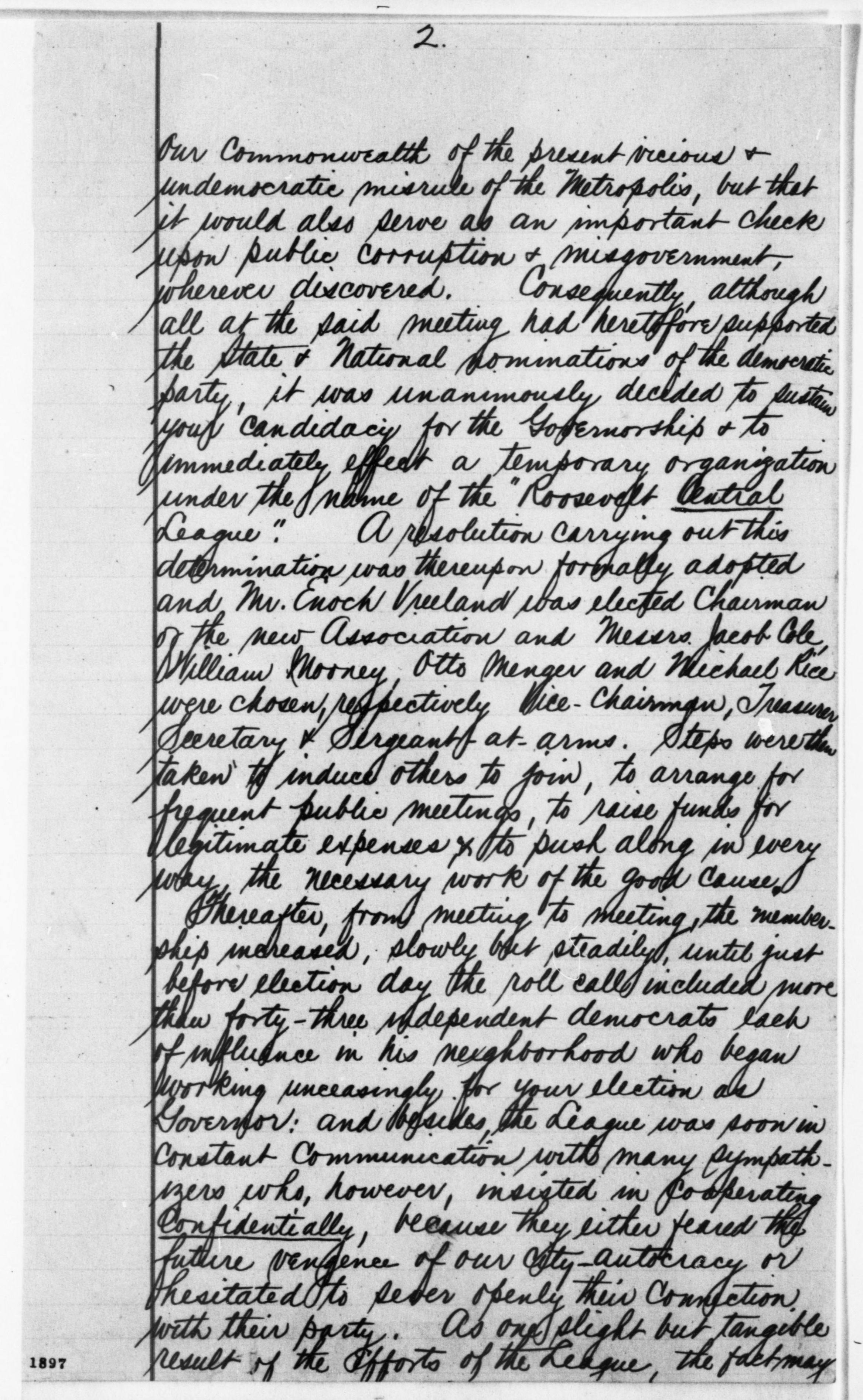 Scanned image of the current content page