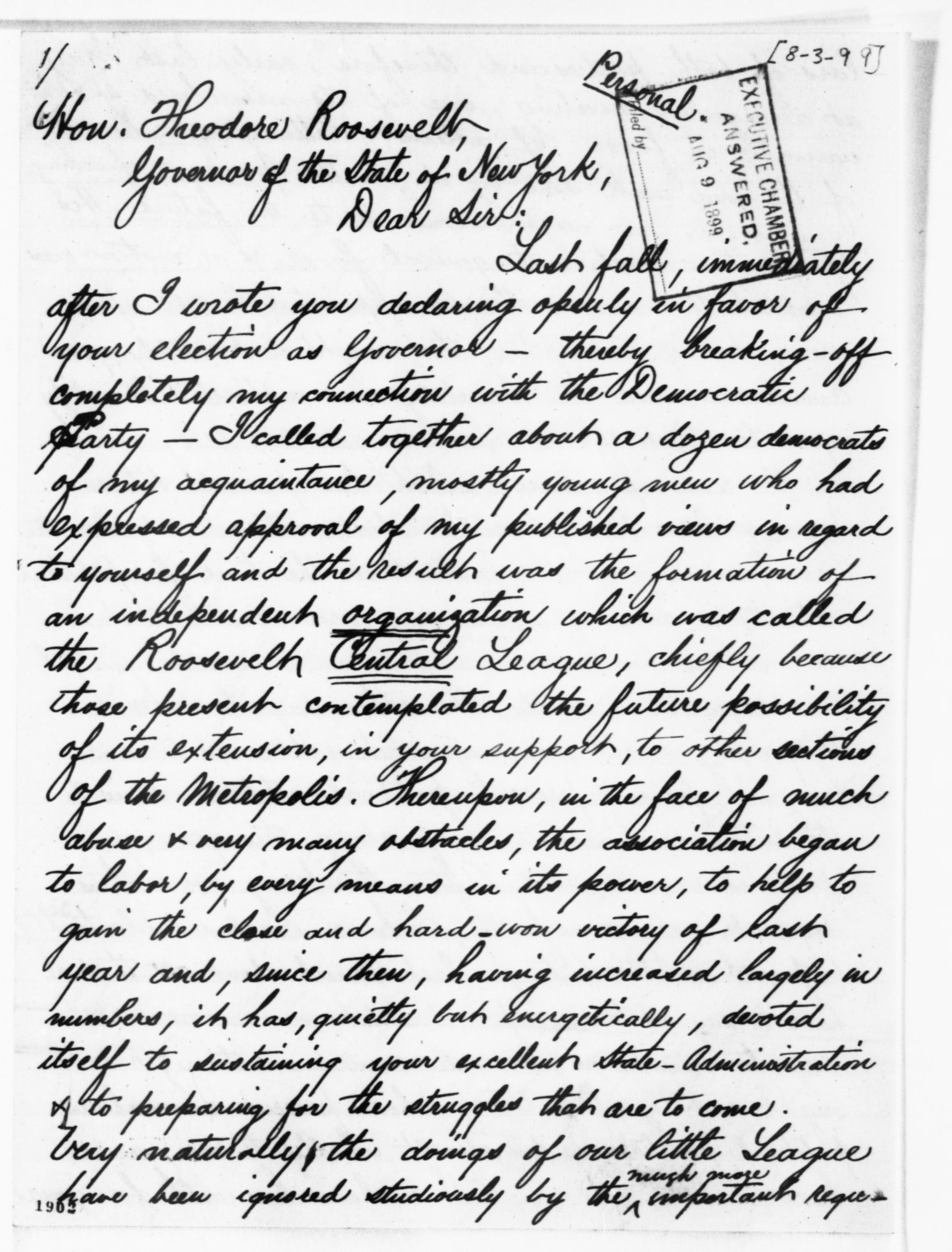 Scanned image of the current content page