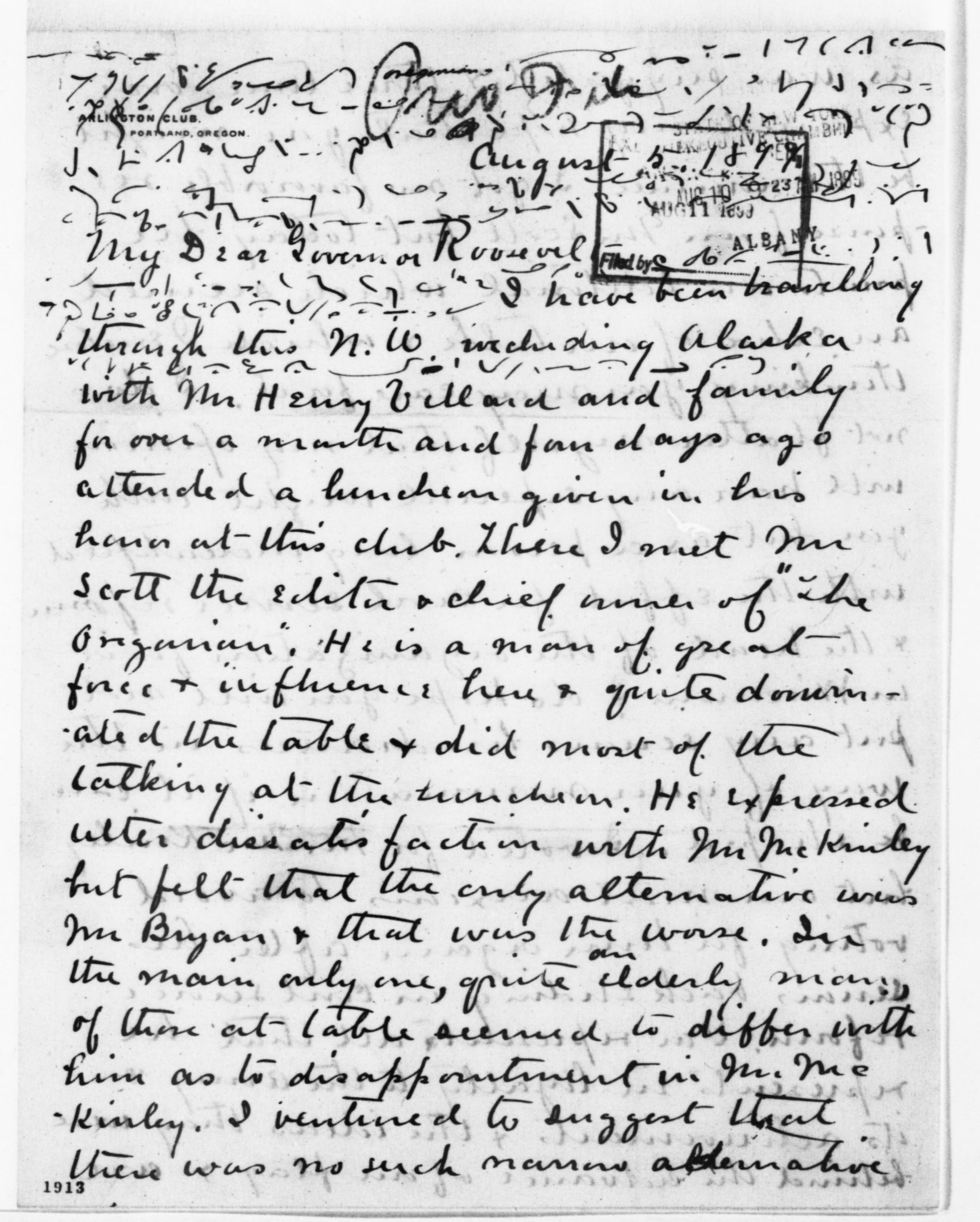 Scanned image of the current content page