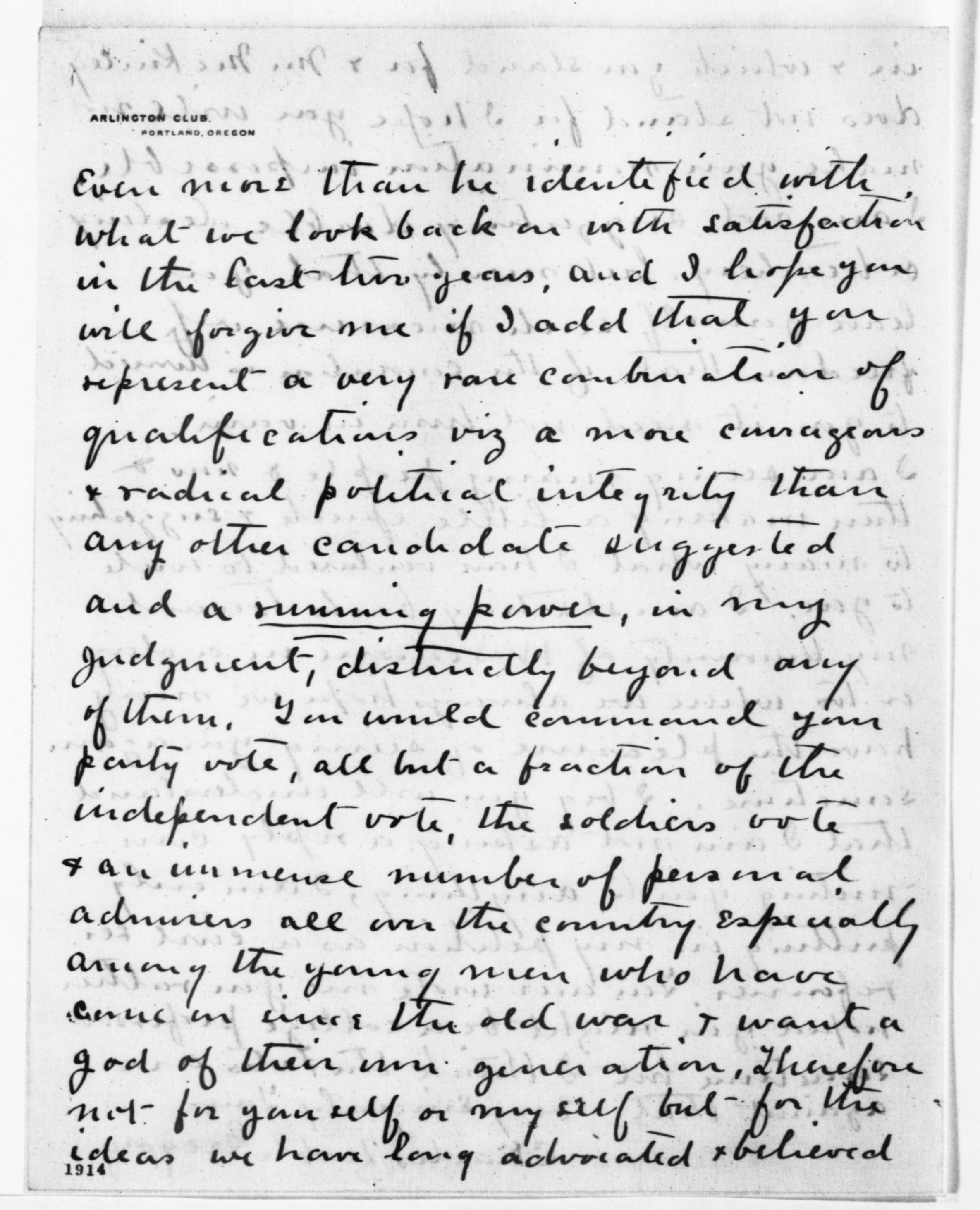 Scanned image of the current content page