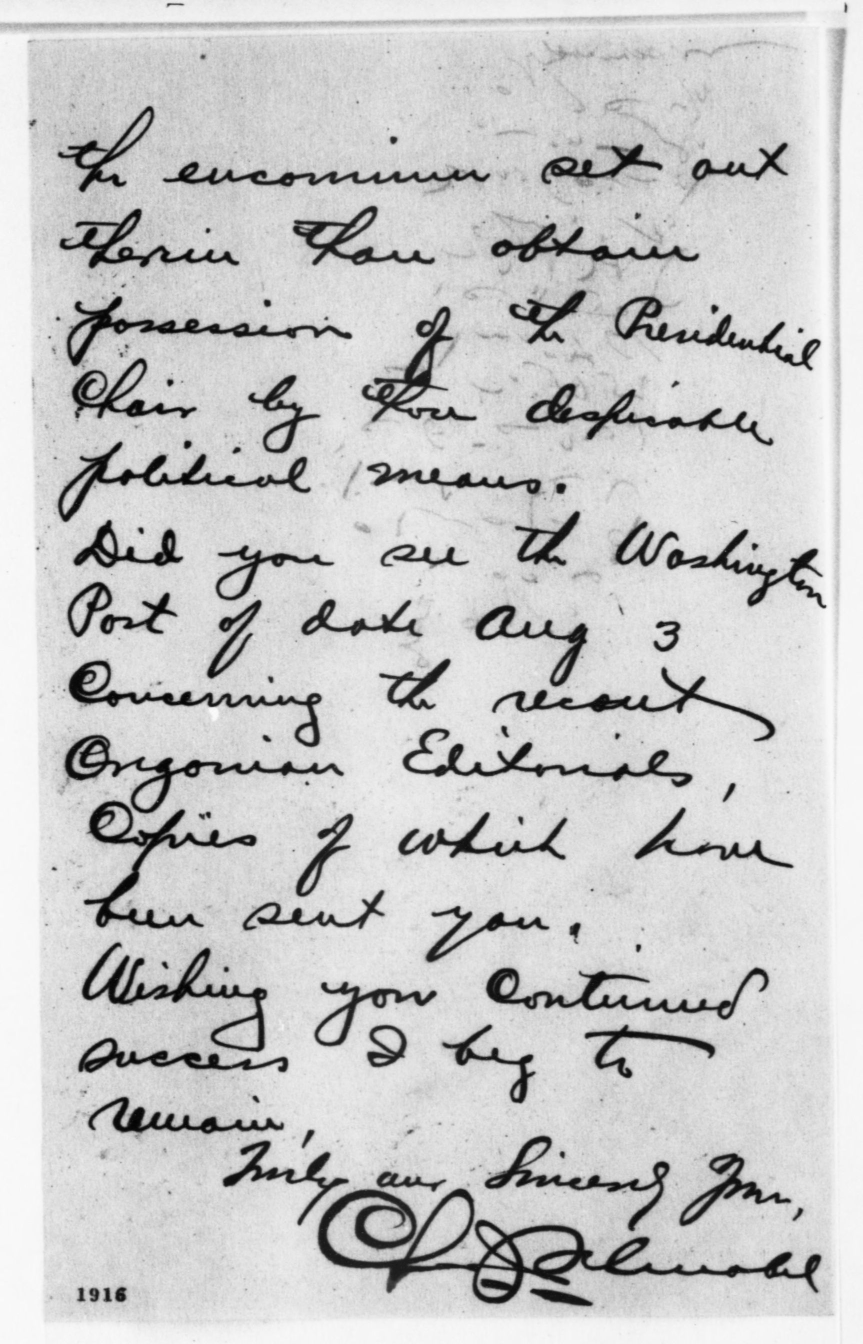 Scanned image of the current content page