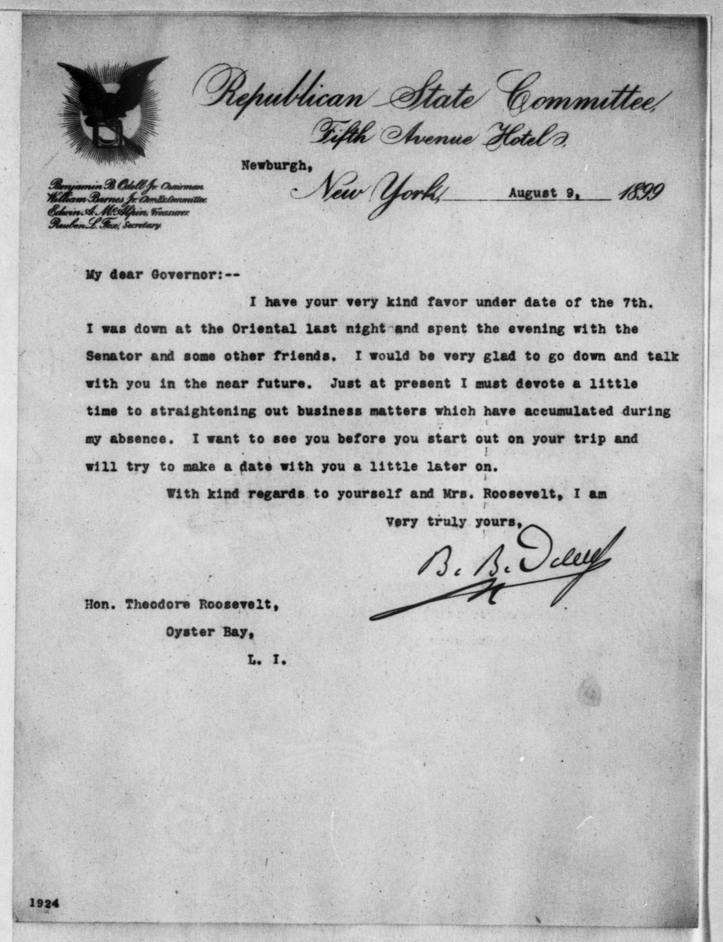 Scanned image of the current content page