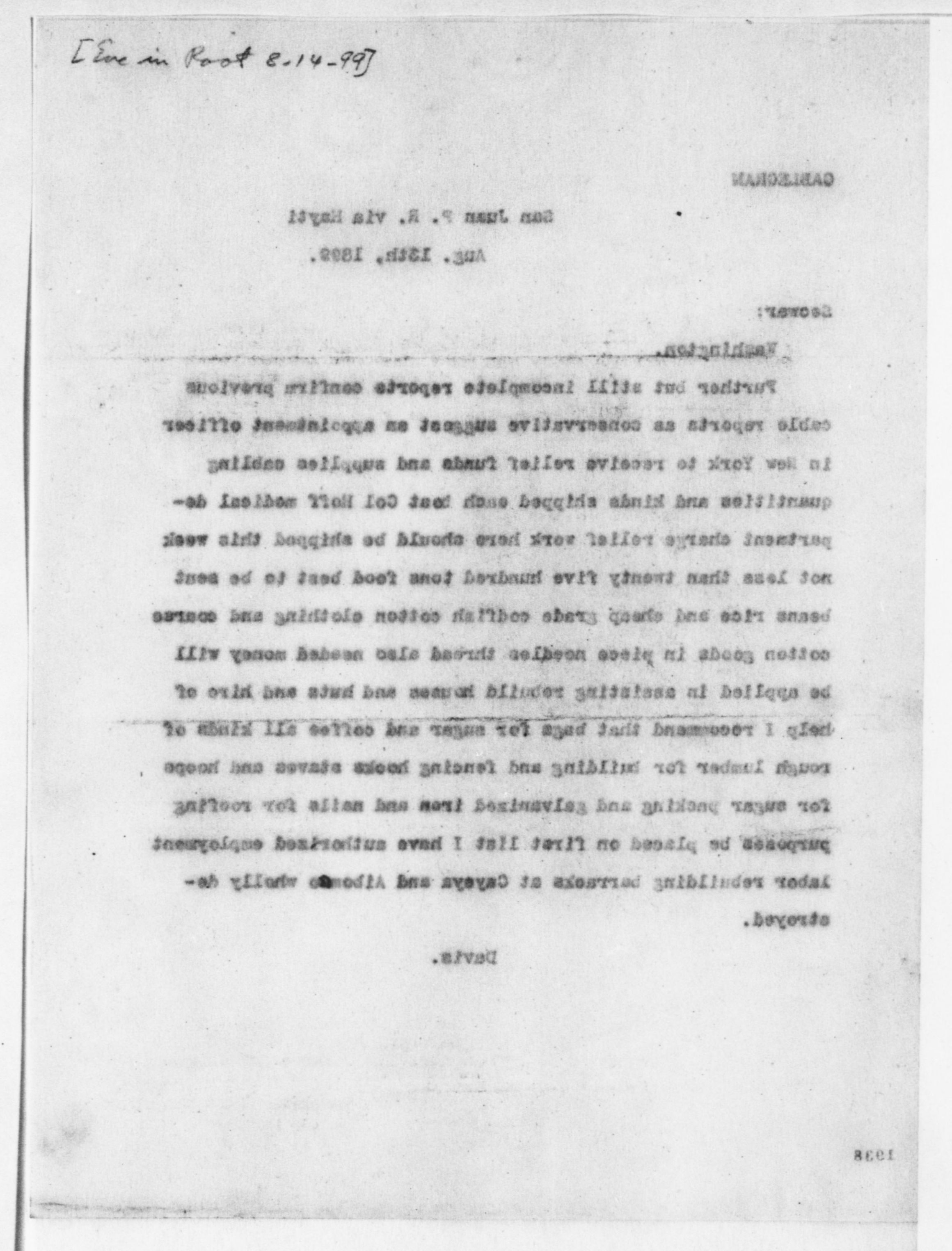 Scanned image of the current content page