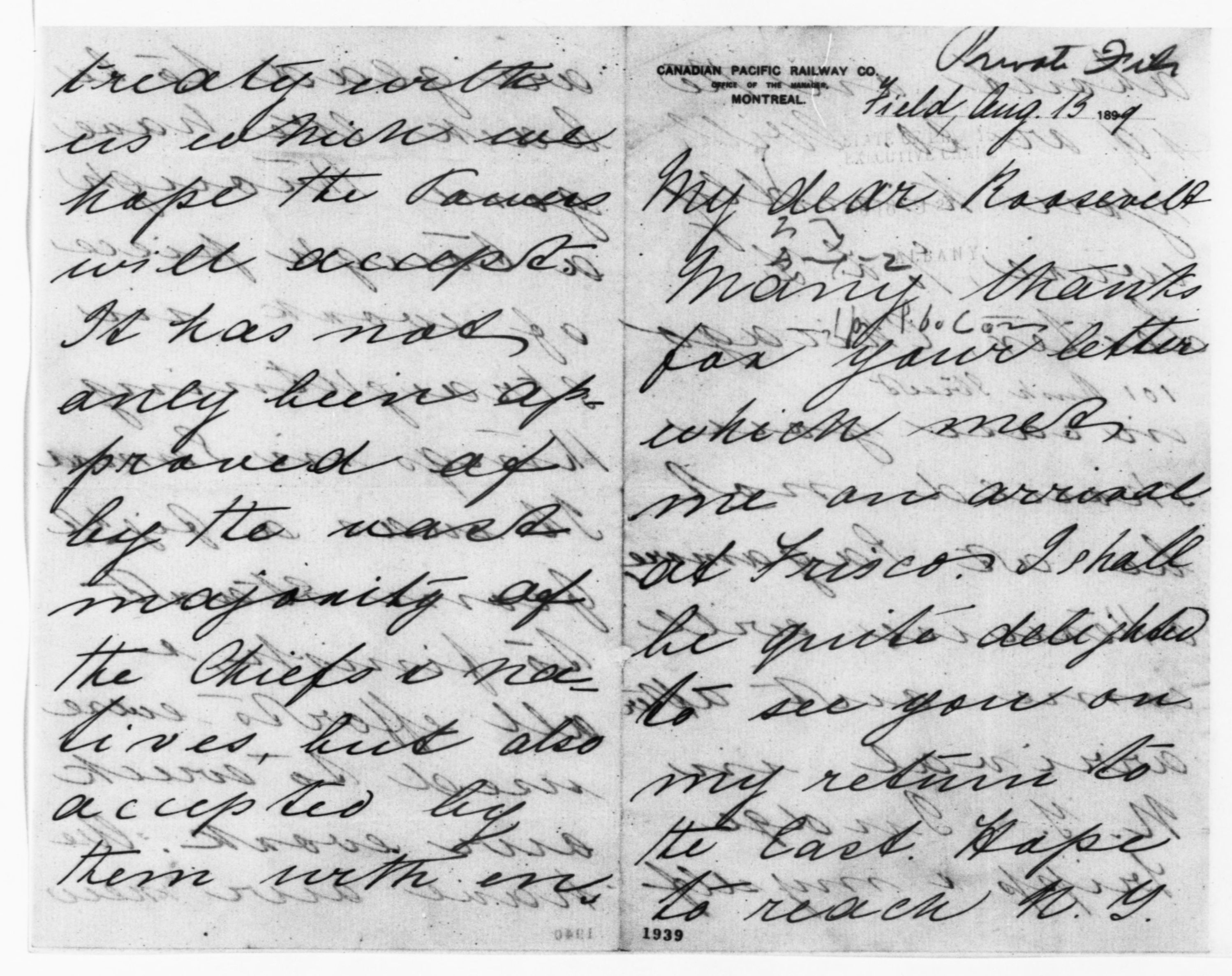 Scanned image of the current content page