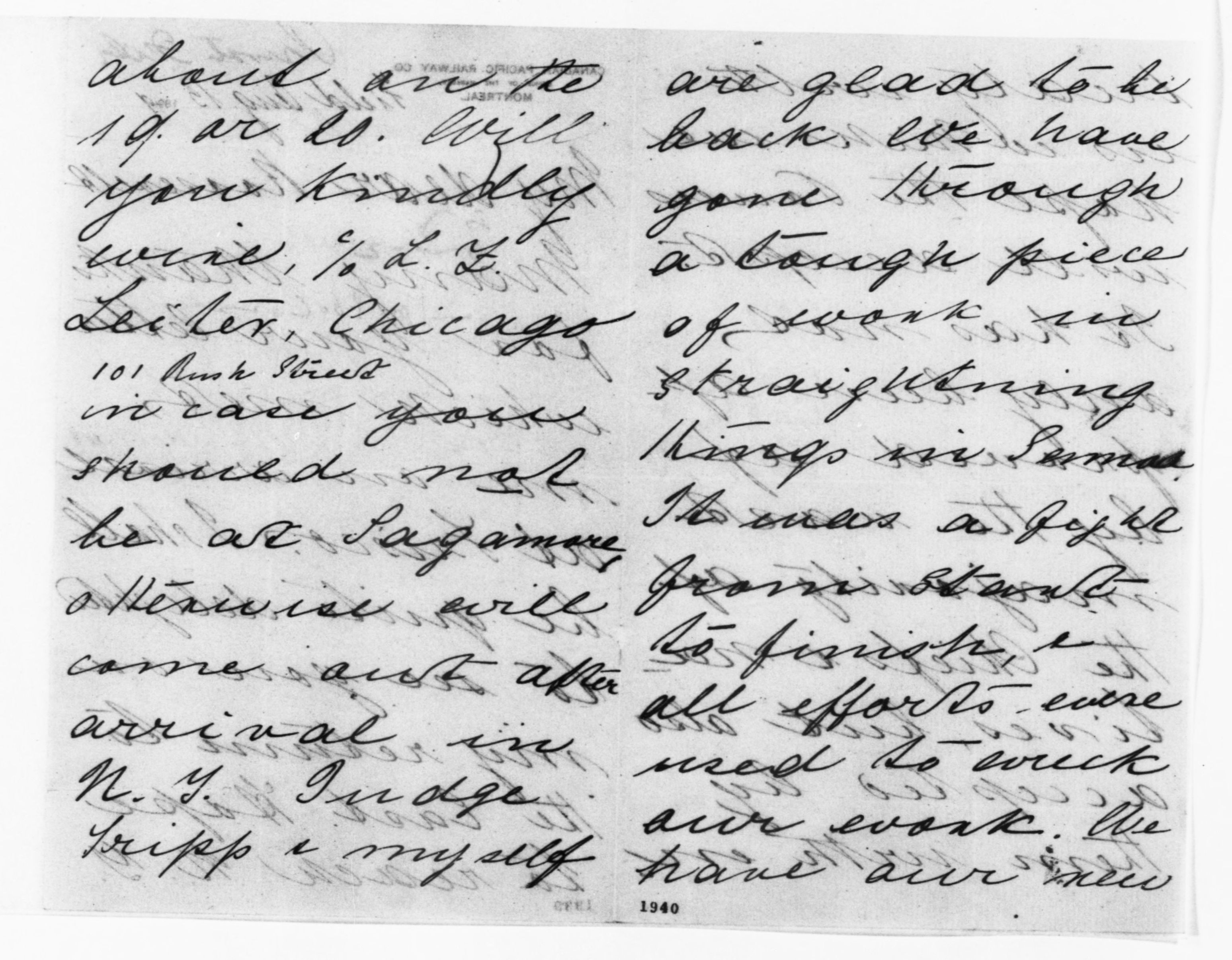 Scanned image of the current content page