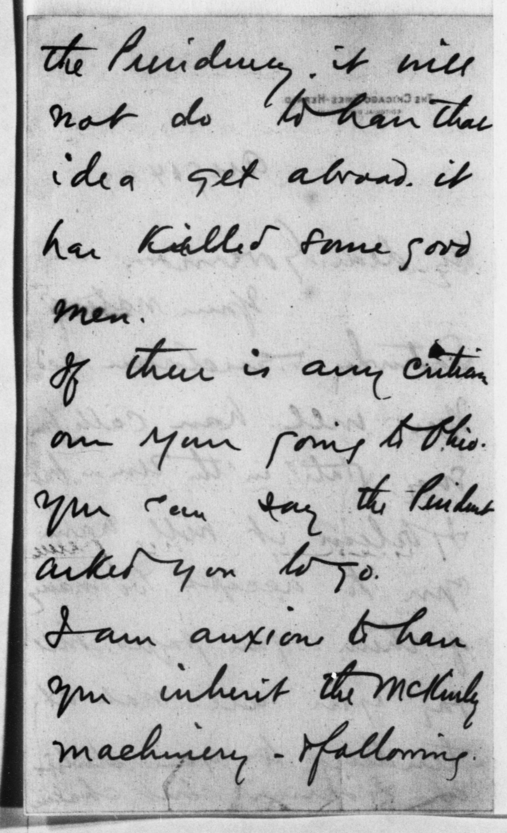 Scanned image of the current content page