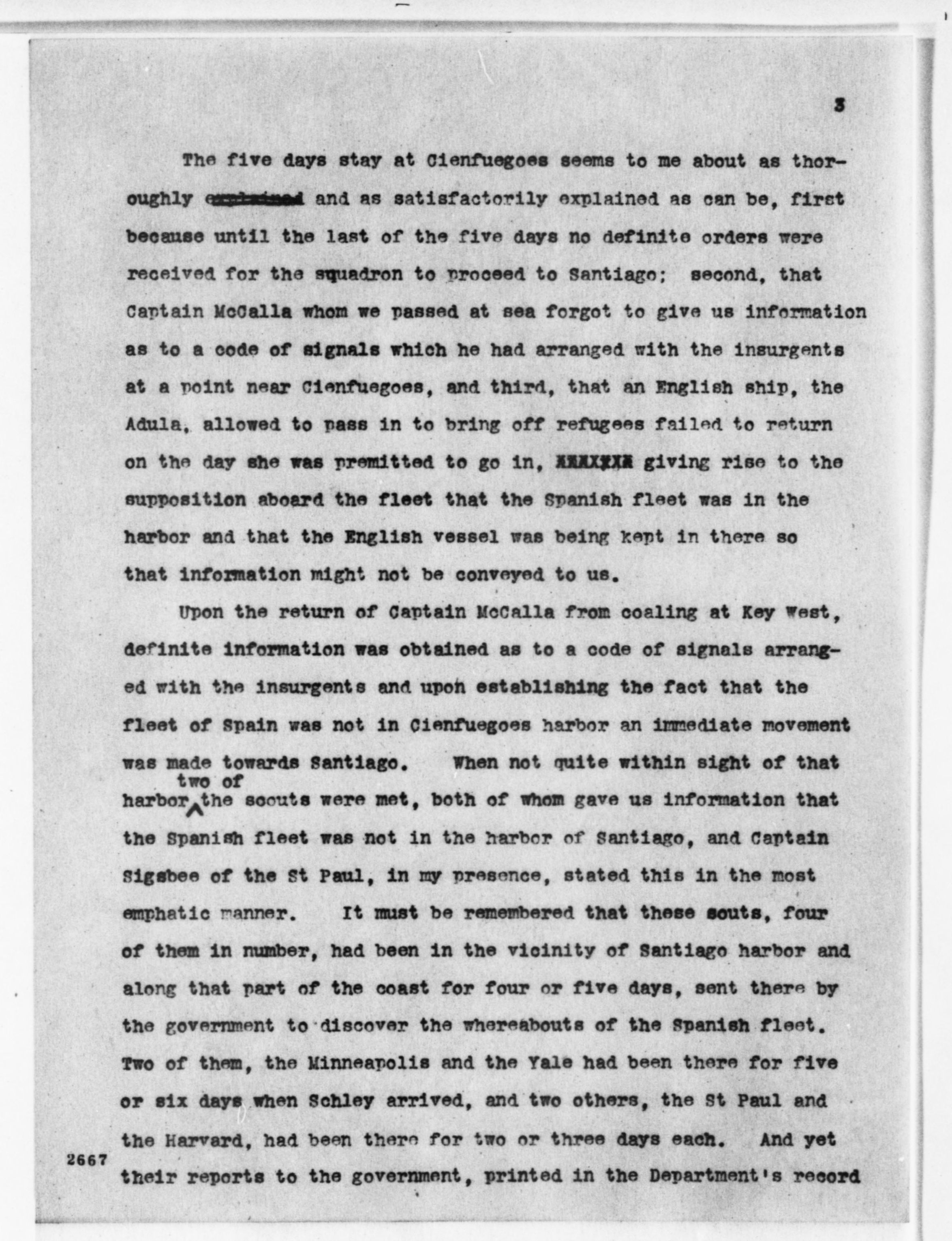 Scanned image of the current content page