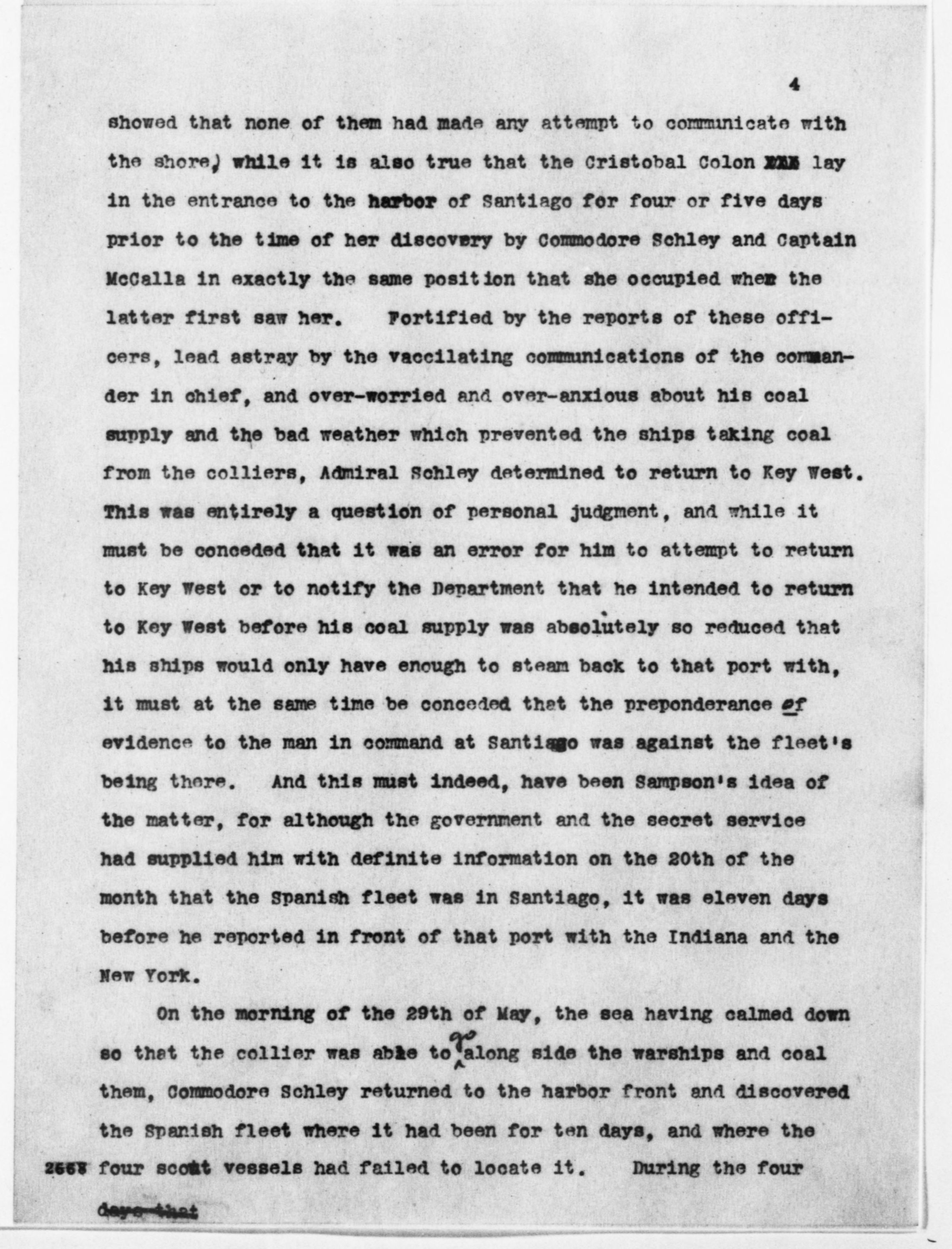 Scanned image of the current content page