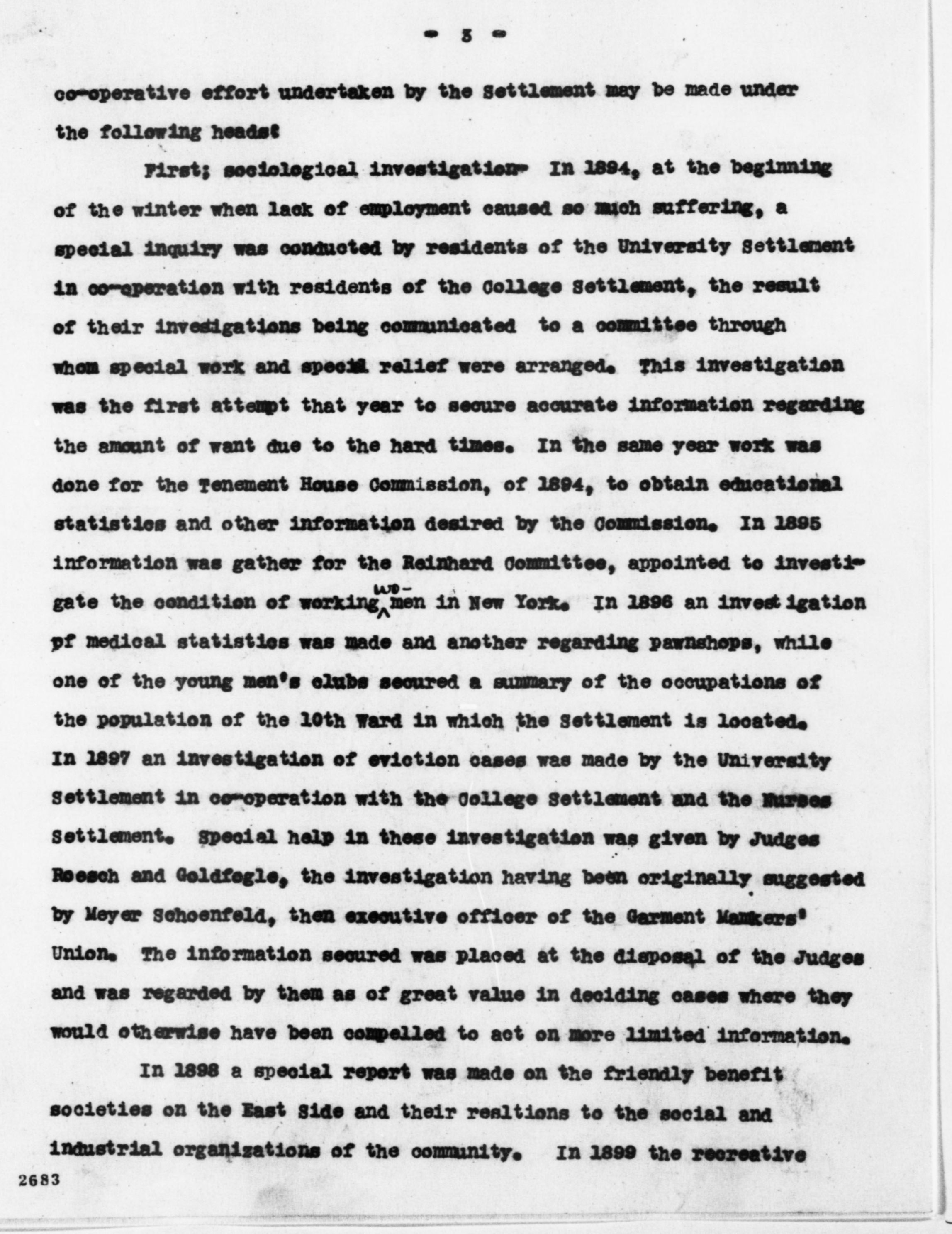 Scanned image of the current content page