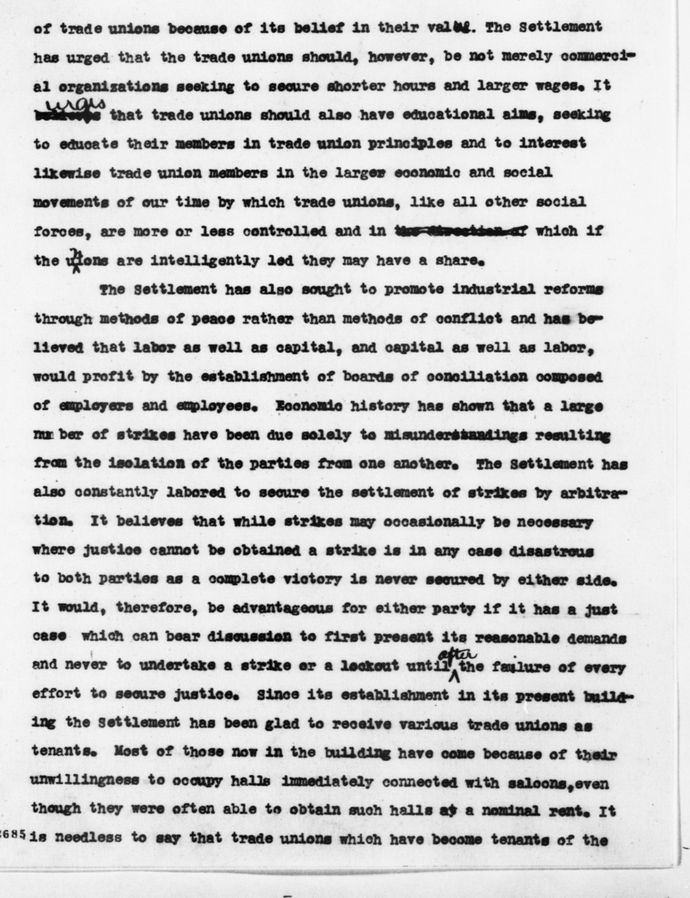 Scanned image of the current content page