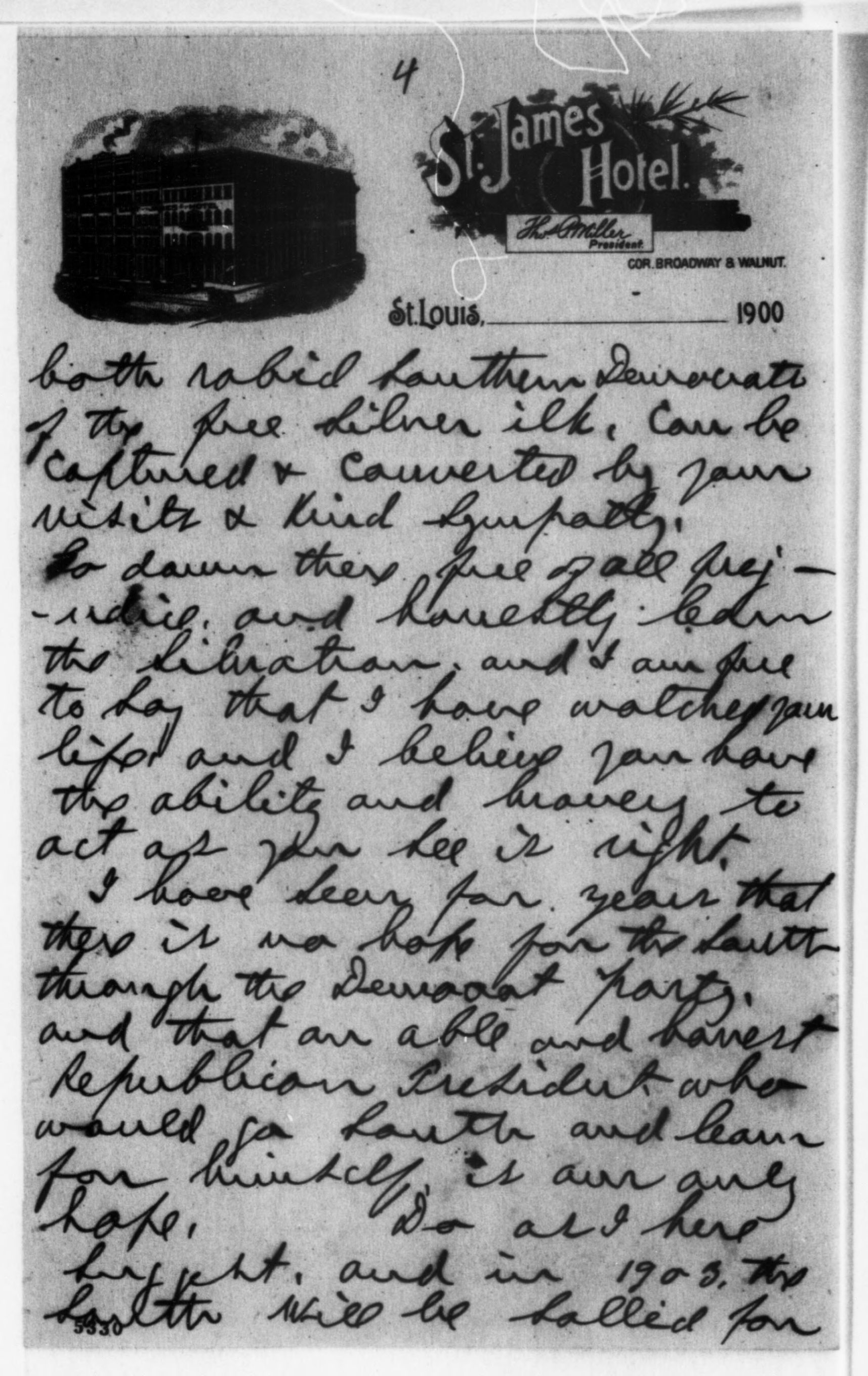 Scanned image of the current content page