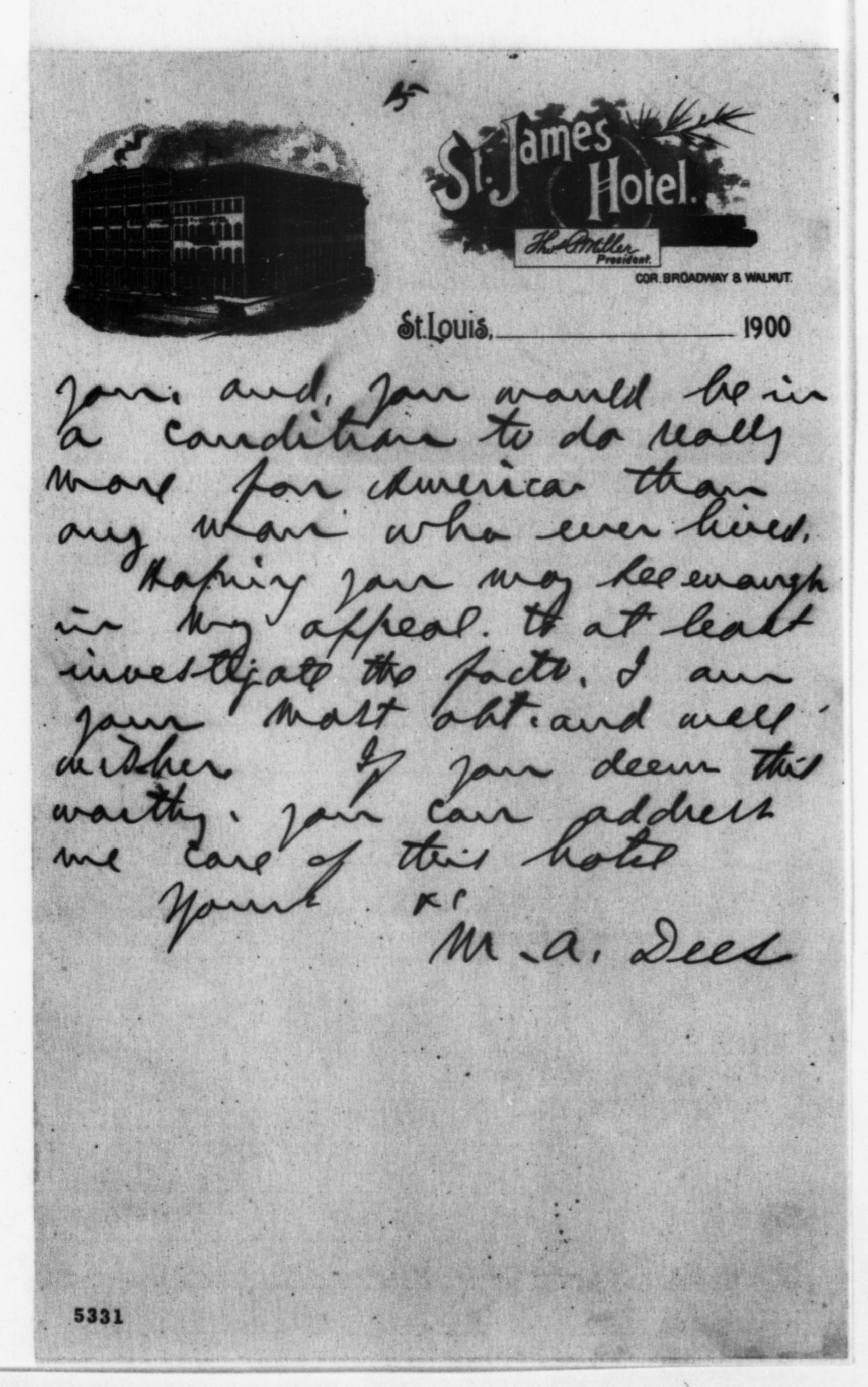 Scanned image of the current content page