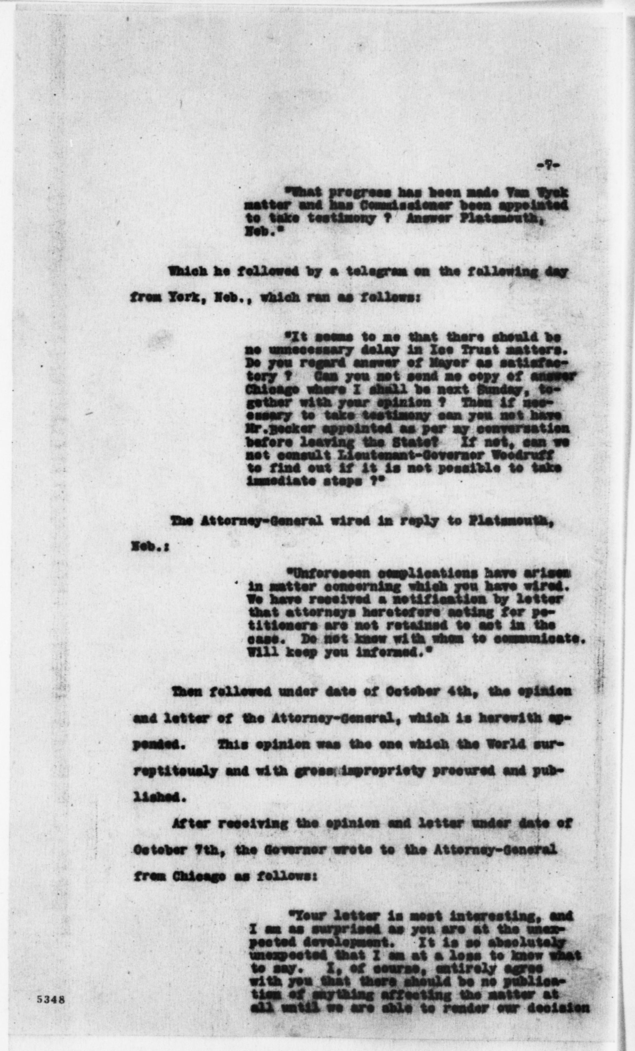 Scanned image of the current content page