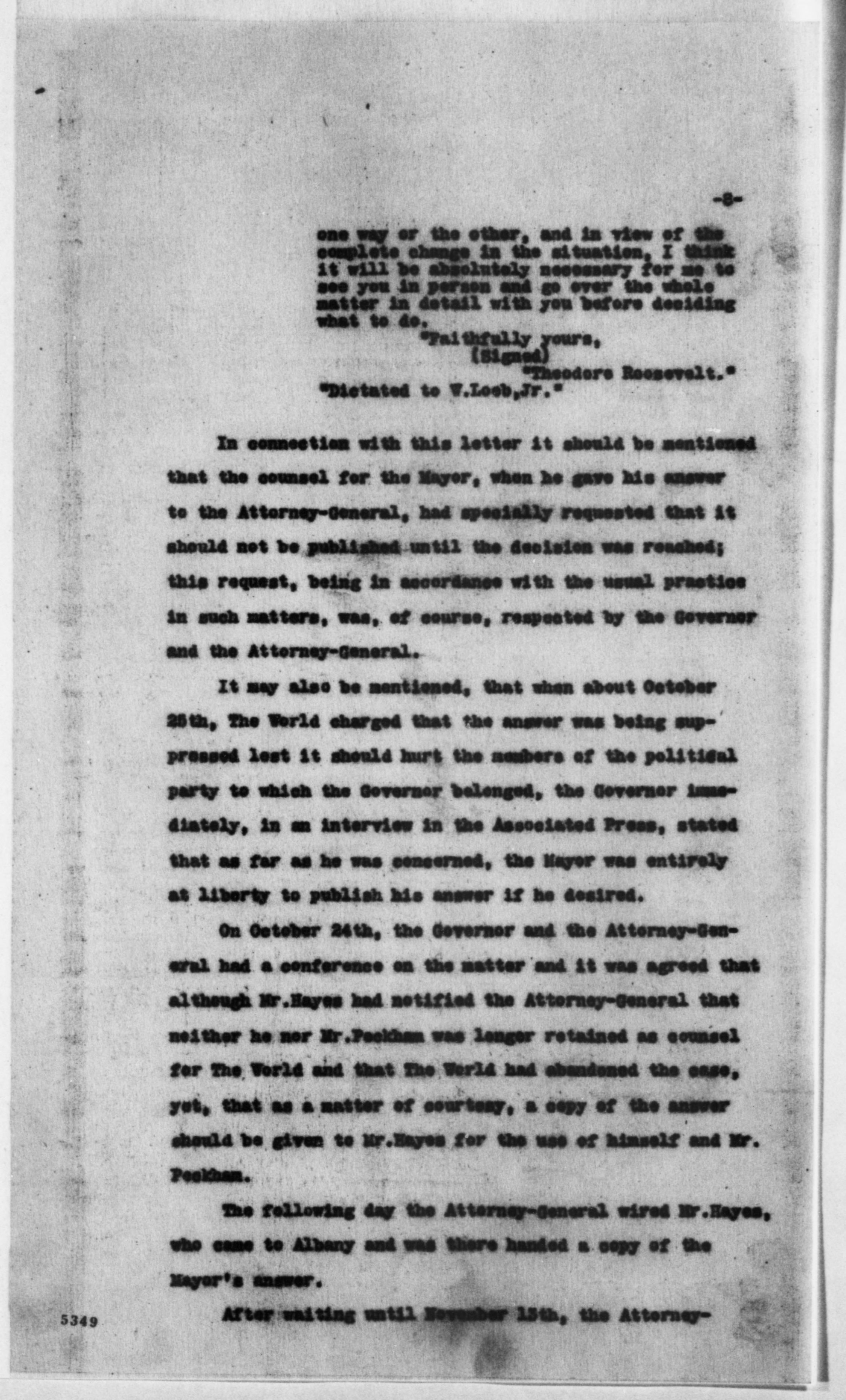 Scanned image of the current content page