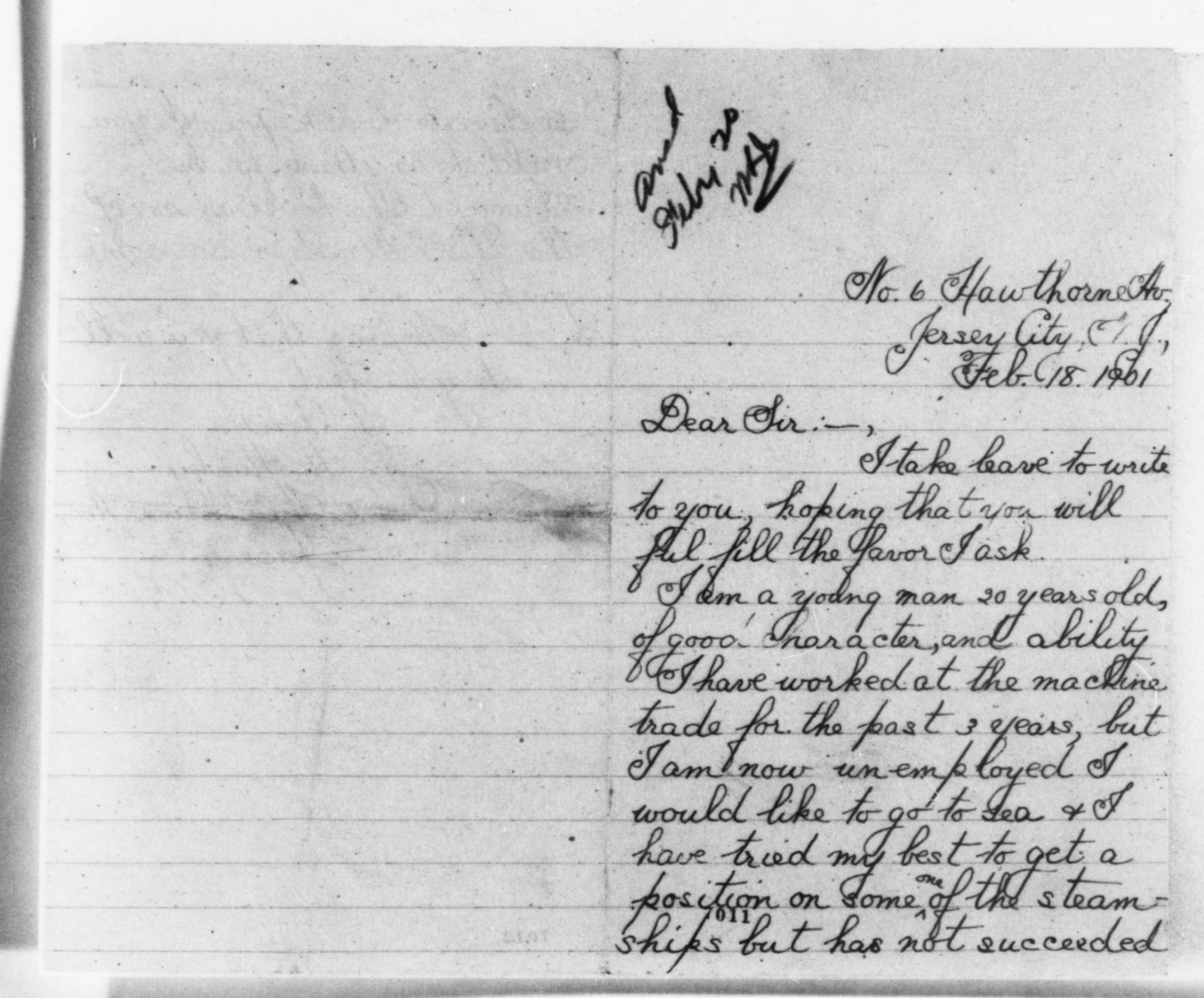 Scanned image of the current content page