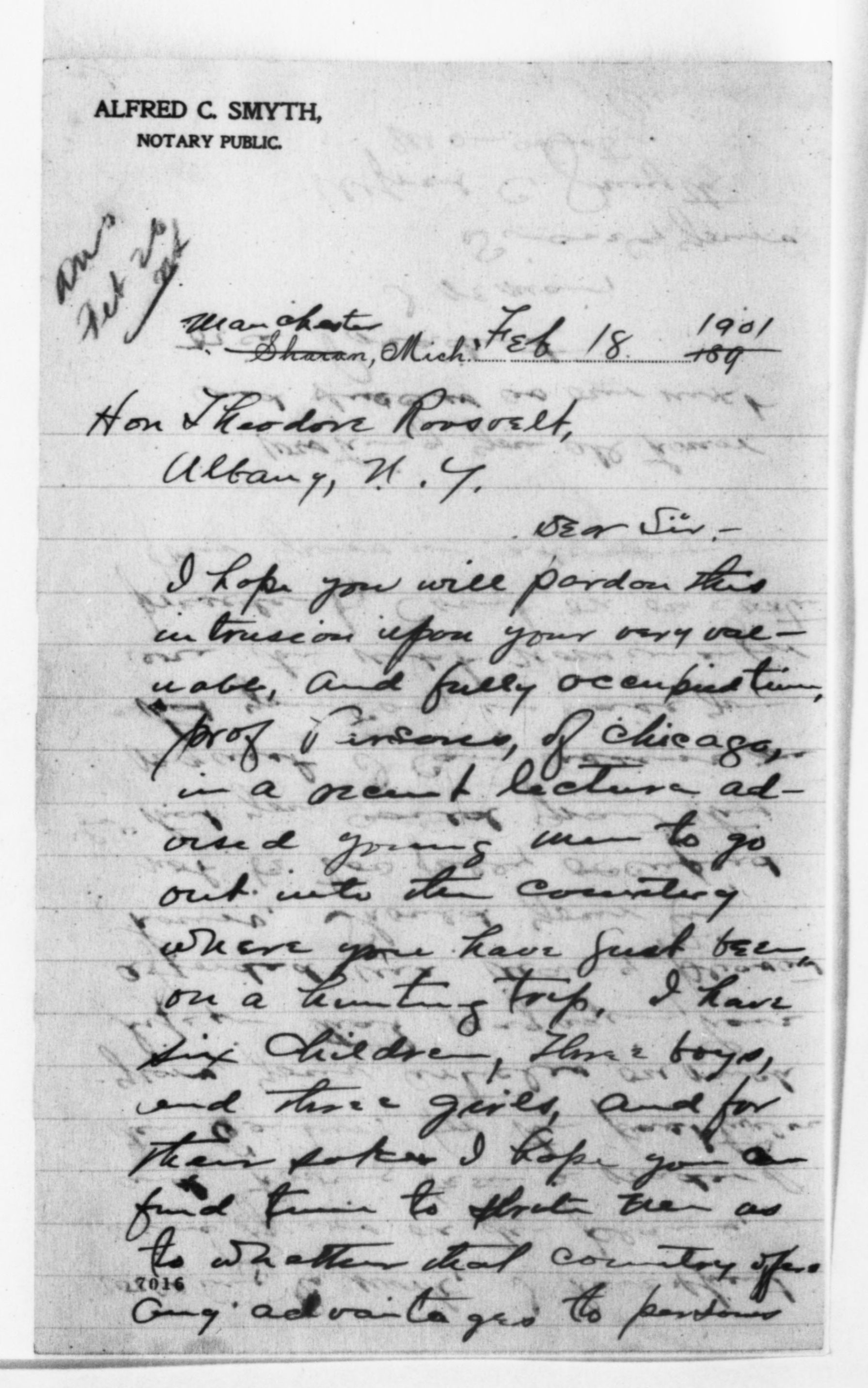 Scanned image of the current content page