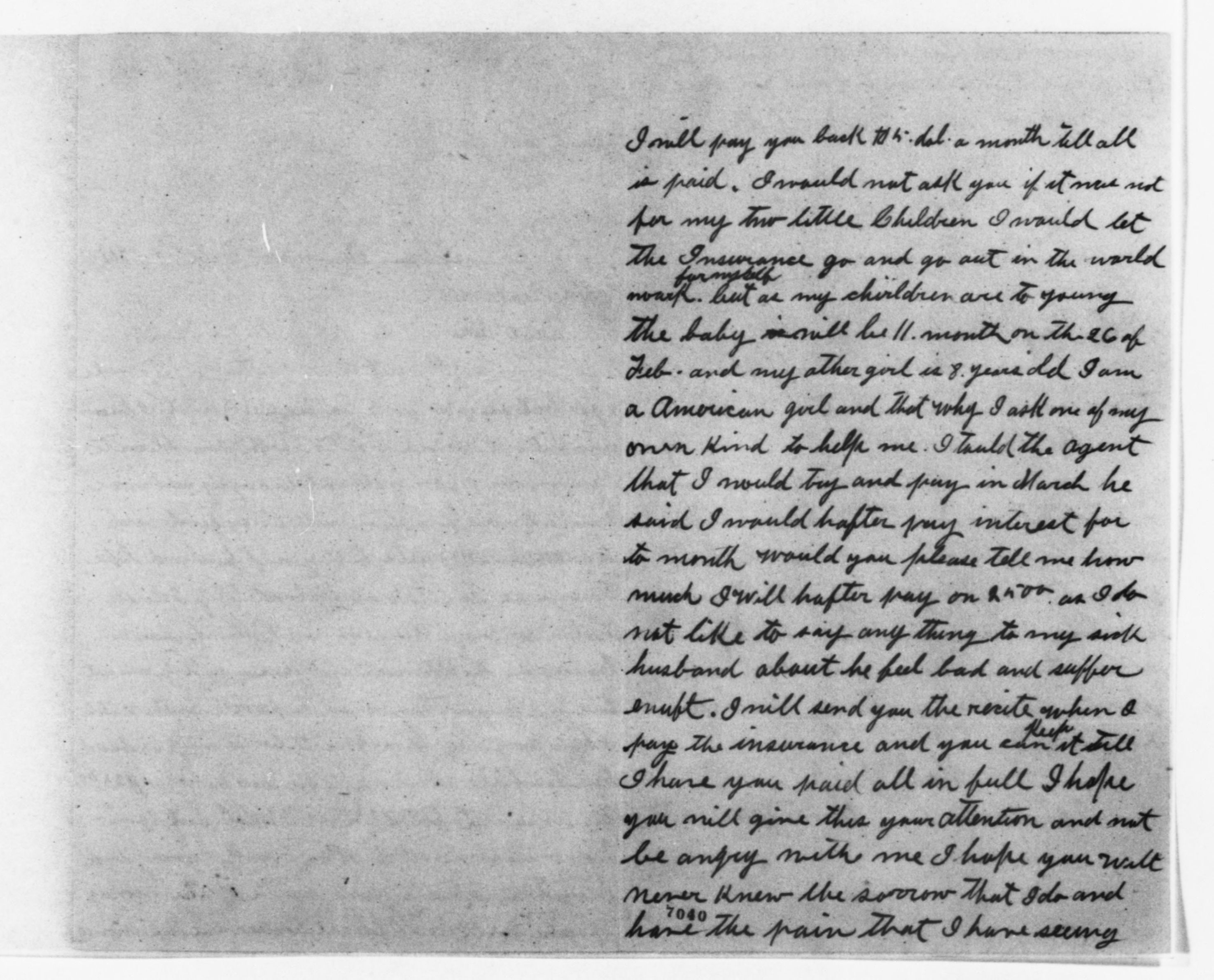 Scanned image of the current content page