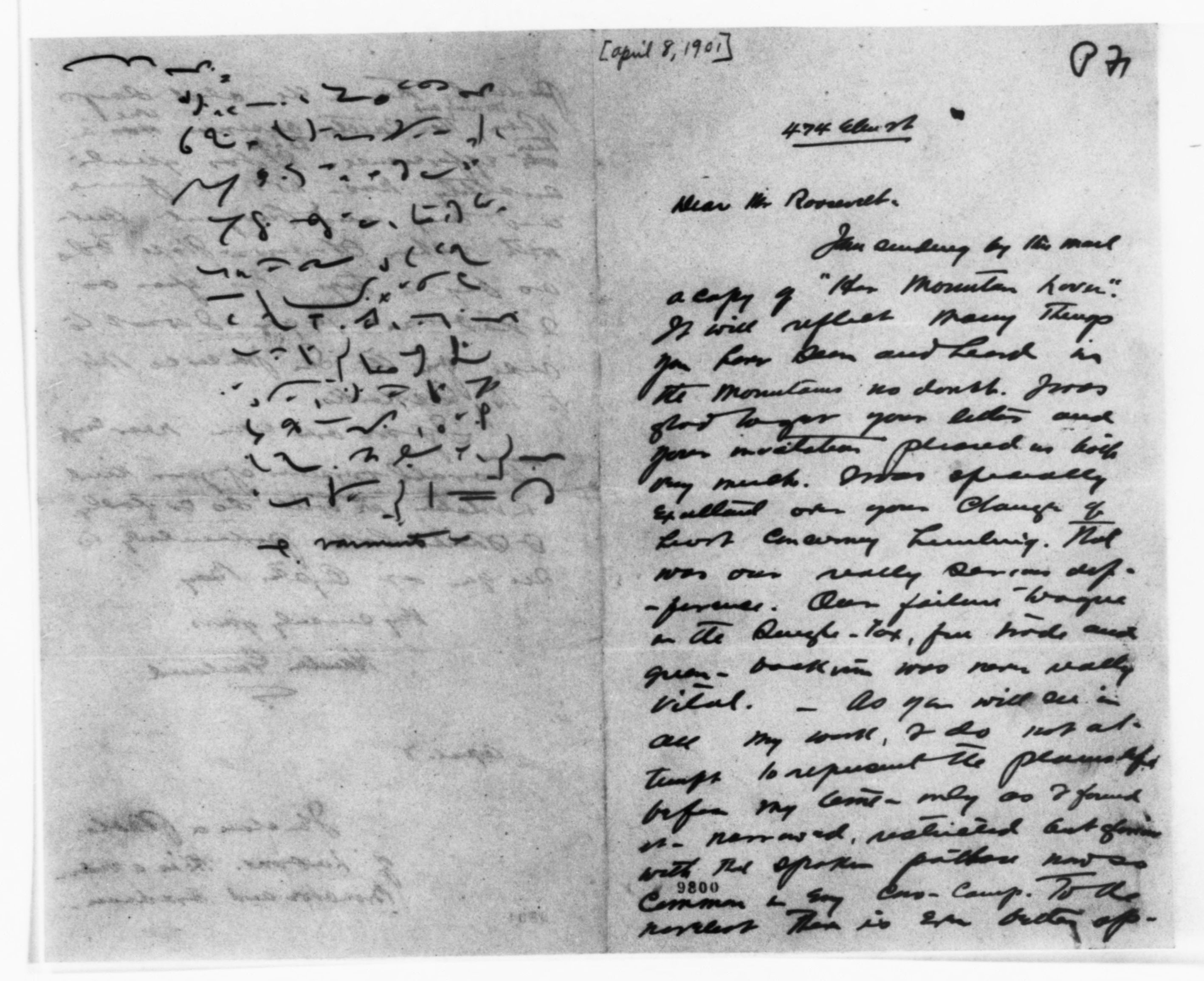 Scanned image of the current content page